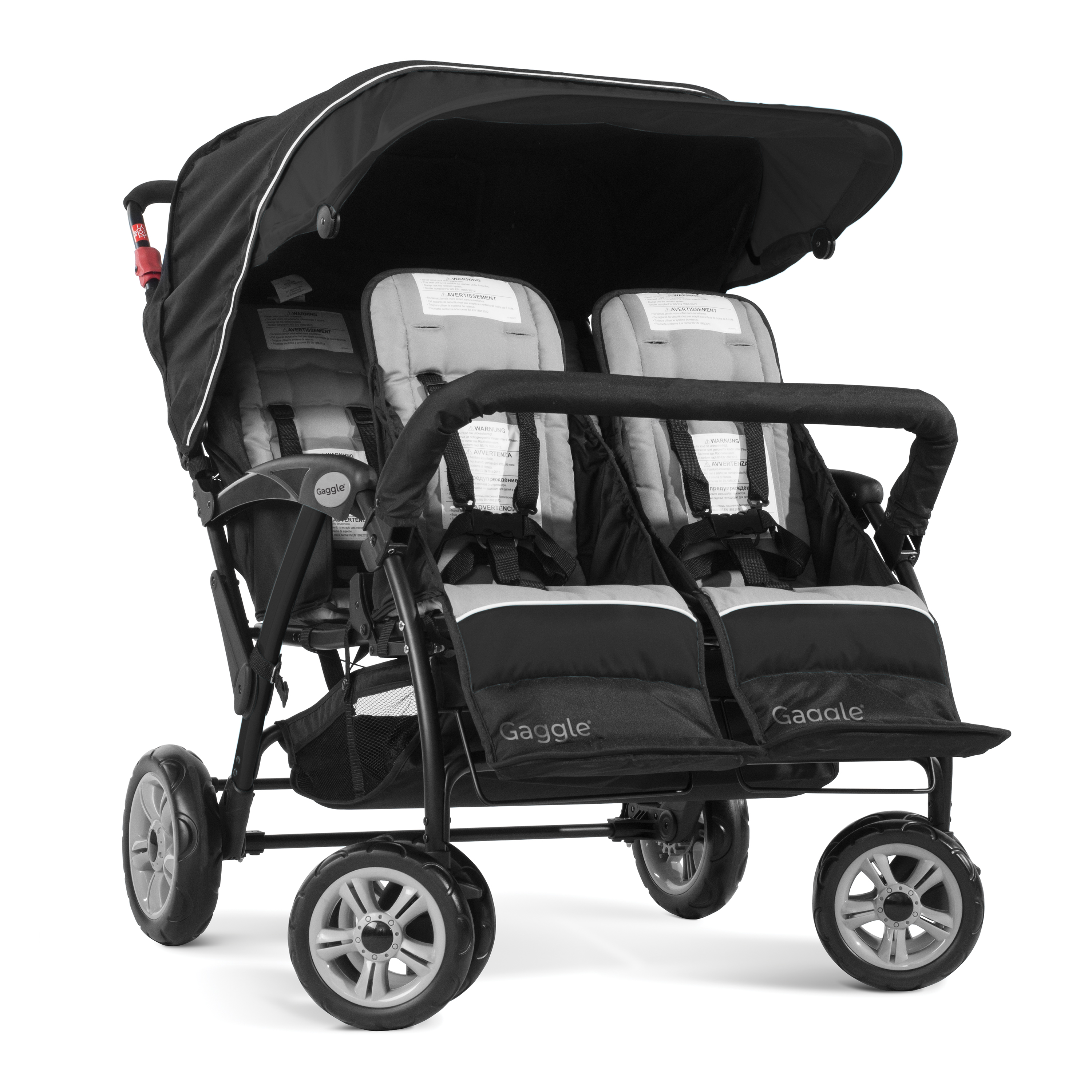 Compass 4 Seat Quad Stroller black Compass 4 Seat Quad Stroller black