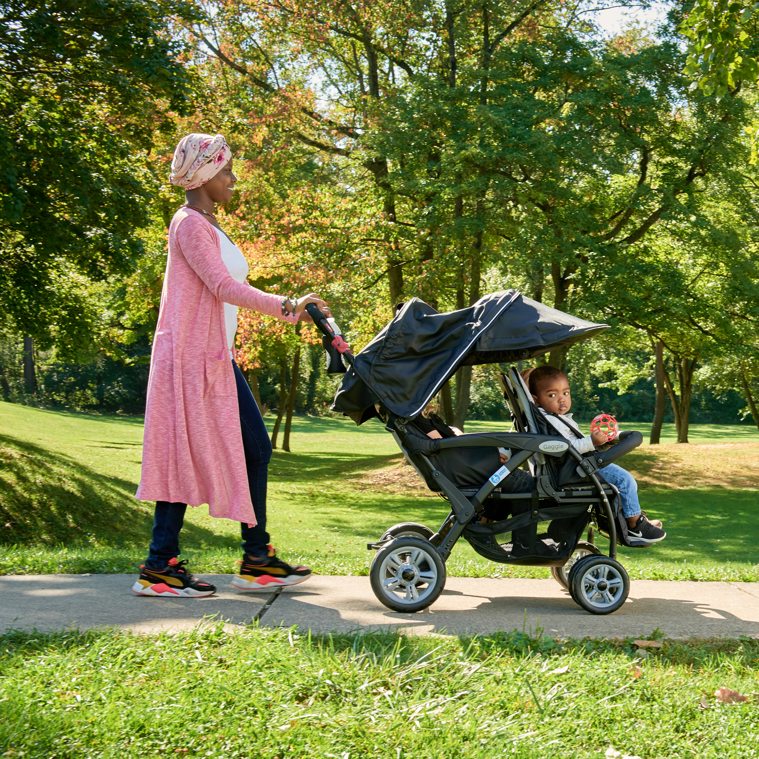 Compass 4 Seat Quad Stroller black Compass 4 Seat Quad Stroller black