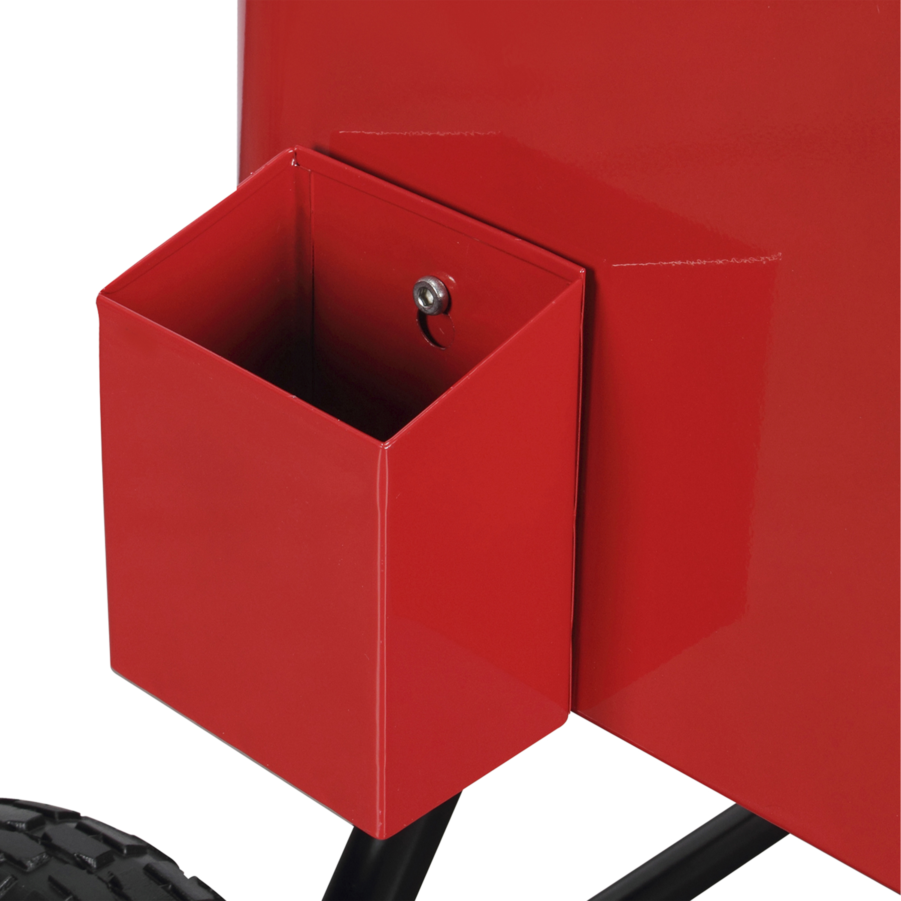 Bolderwagen Cooler Rood