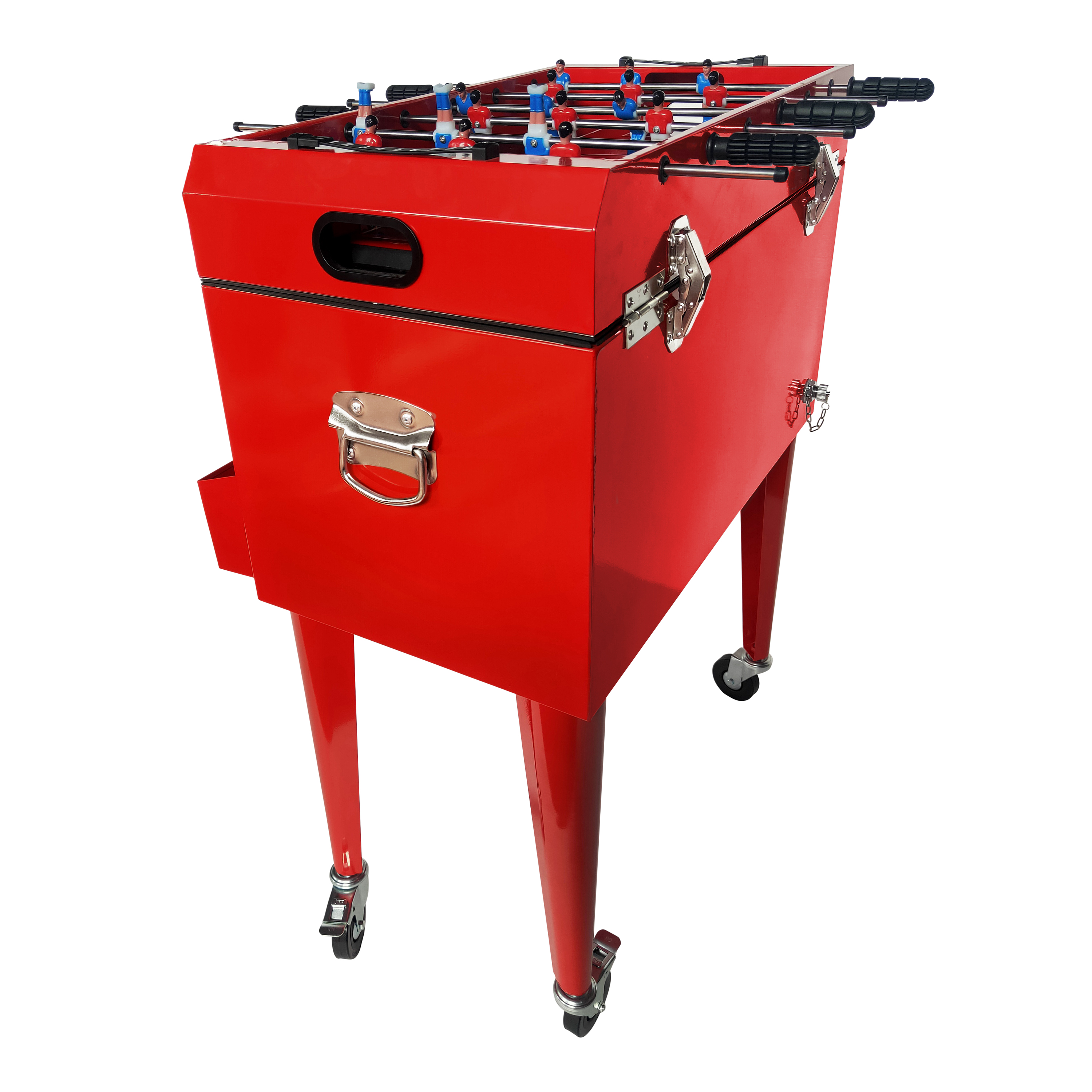 Cooler met Tafelvoetbal Rood