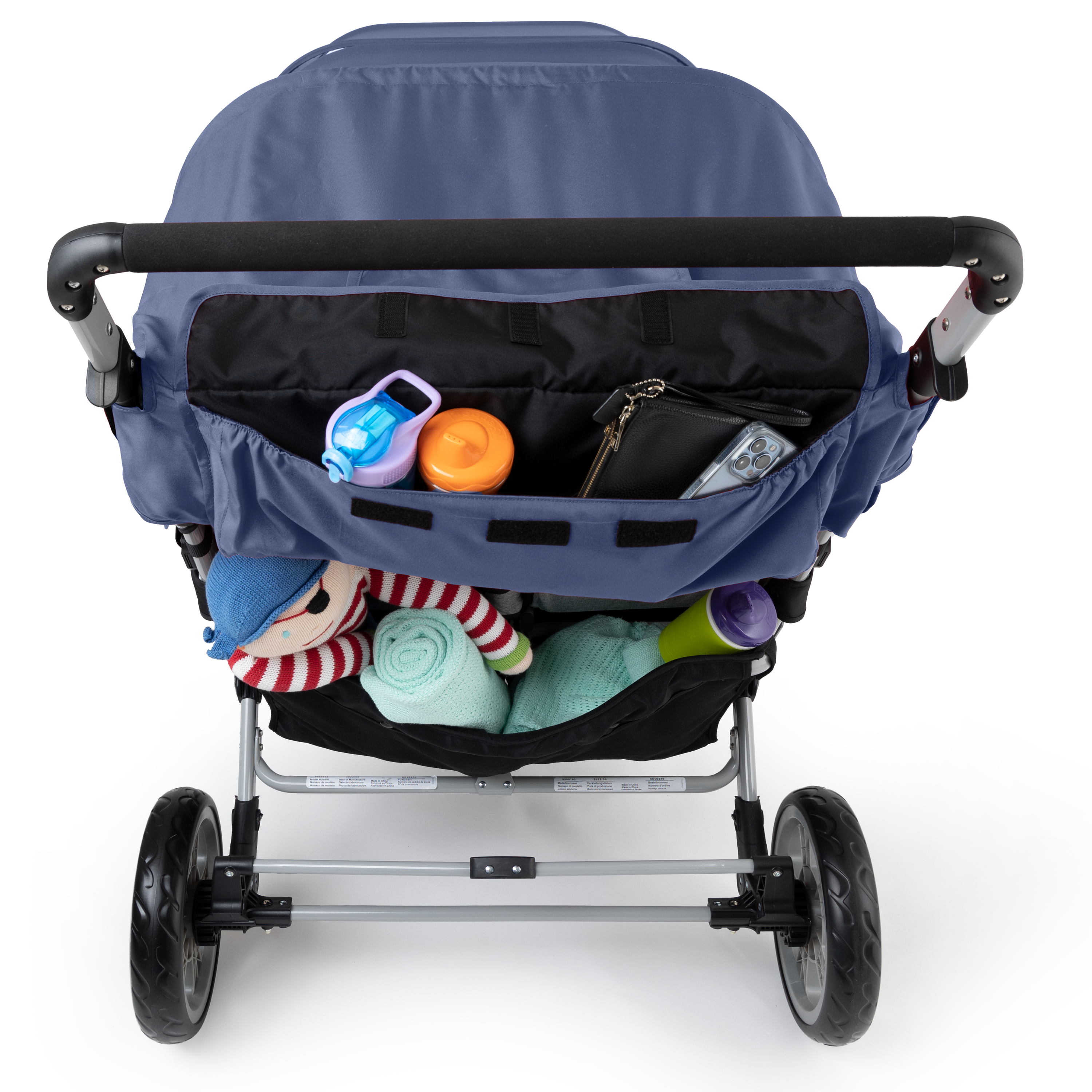 Jamboree 6 Seat Folding Stroller blue