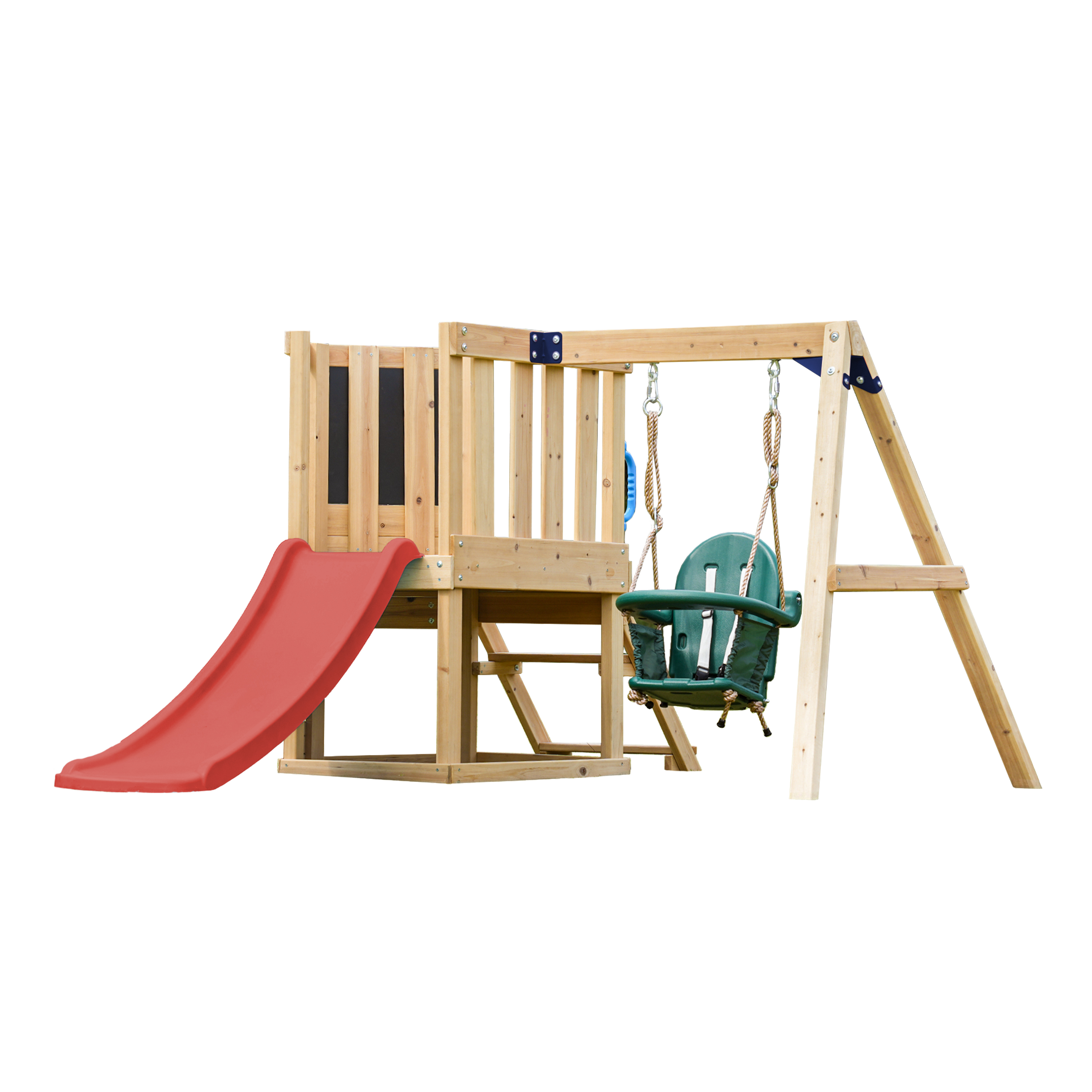 Timo Mini Aire de jeux – Toboggan rouge