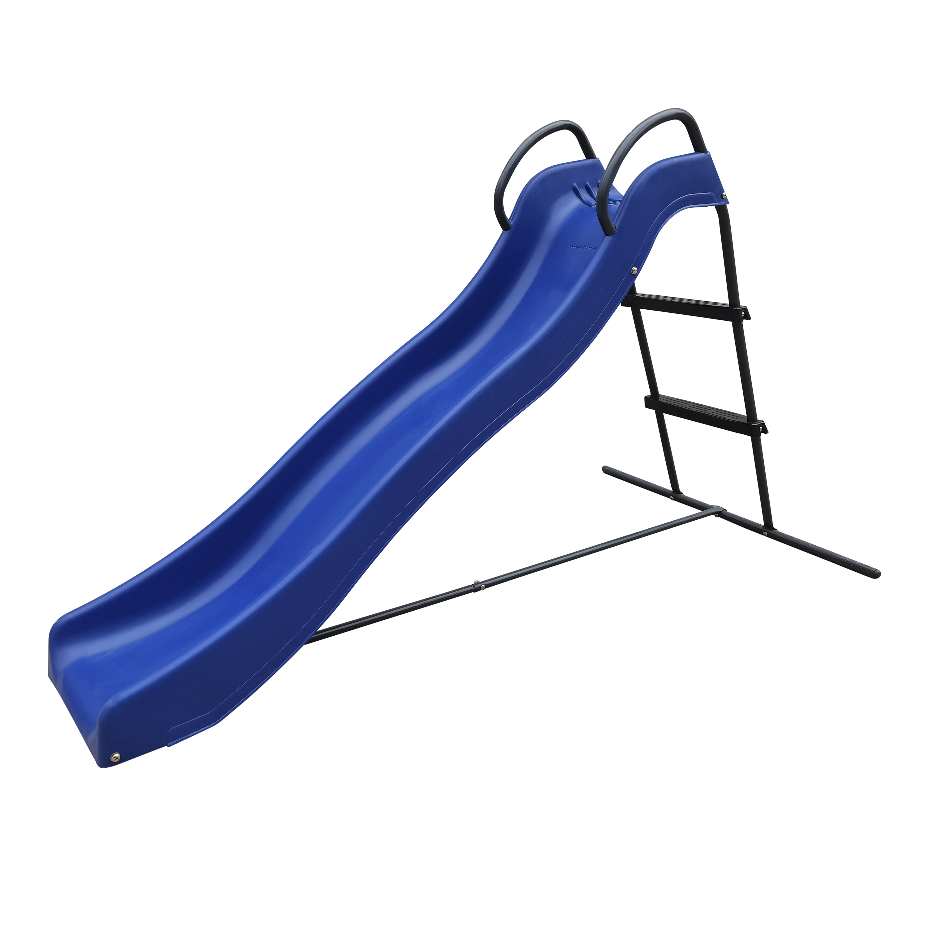 Freestanding Slide with water connection 180cm Blue/Anthraci