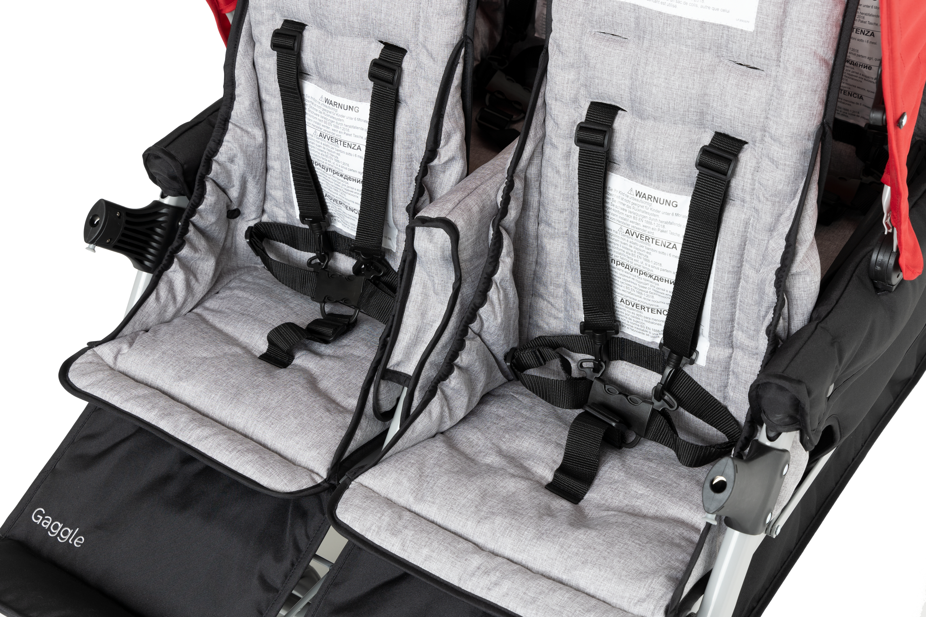 Jamboree 6 Seat Folding Stroller red