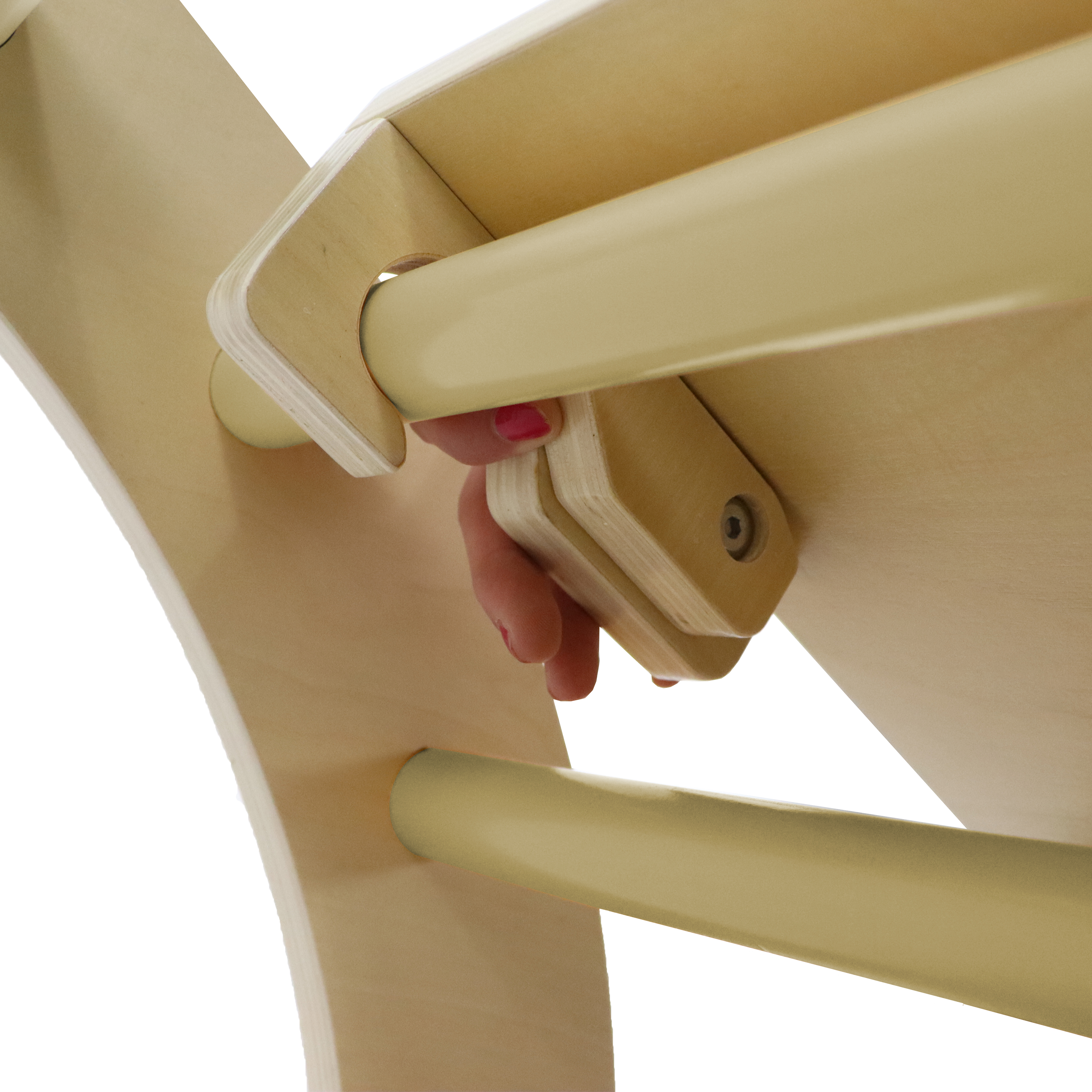 3-in-1 Houten Klimdriehoek met Klimwand en Roc