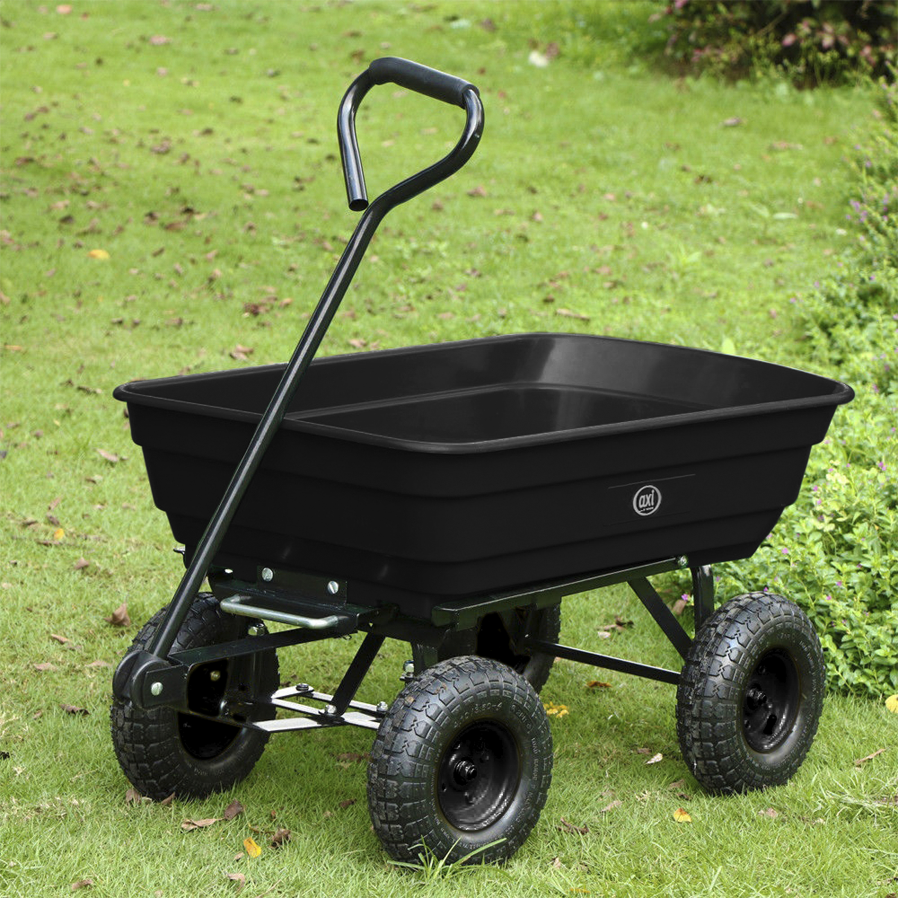 AG75 Garden transport dump truck Black