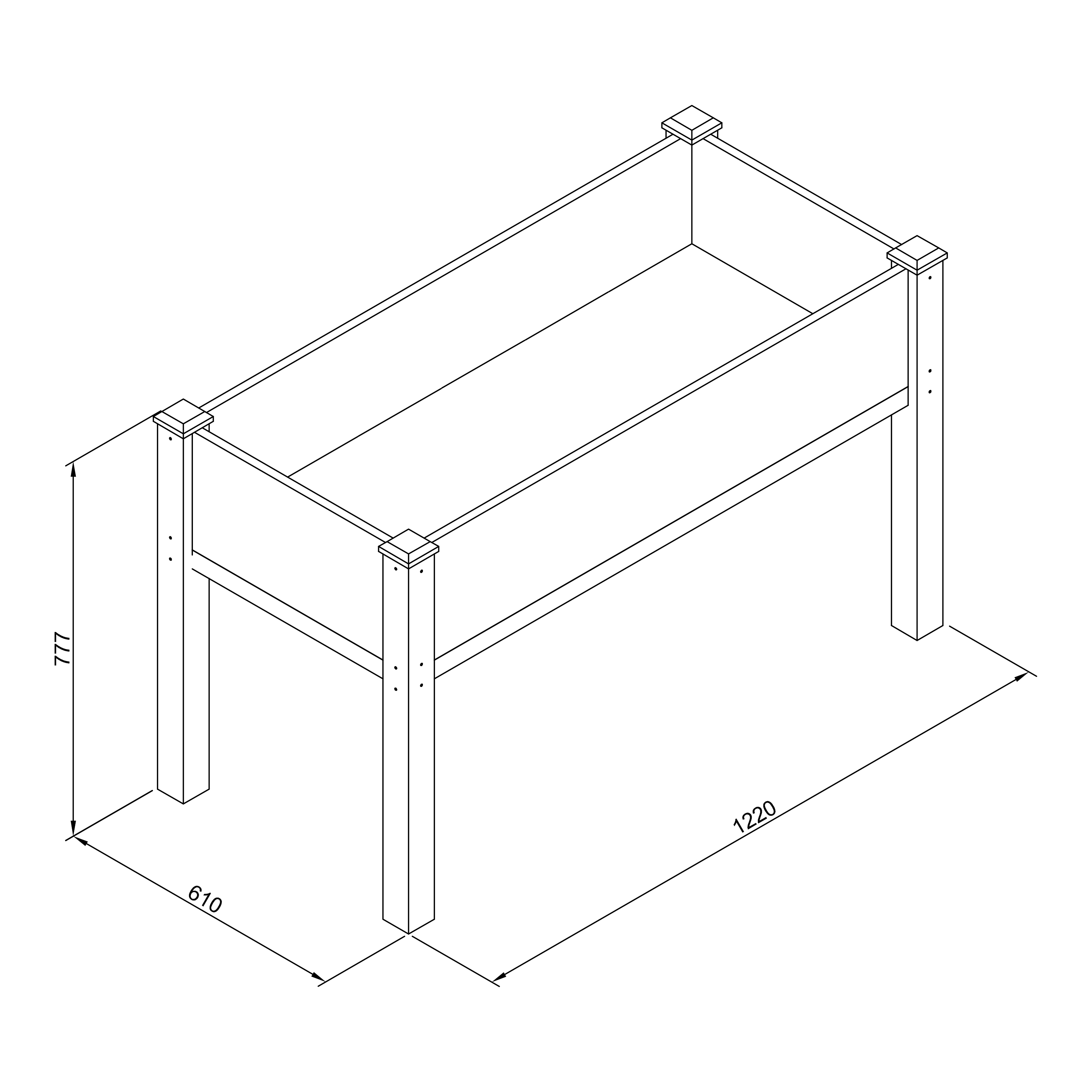 Planter - Brown