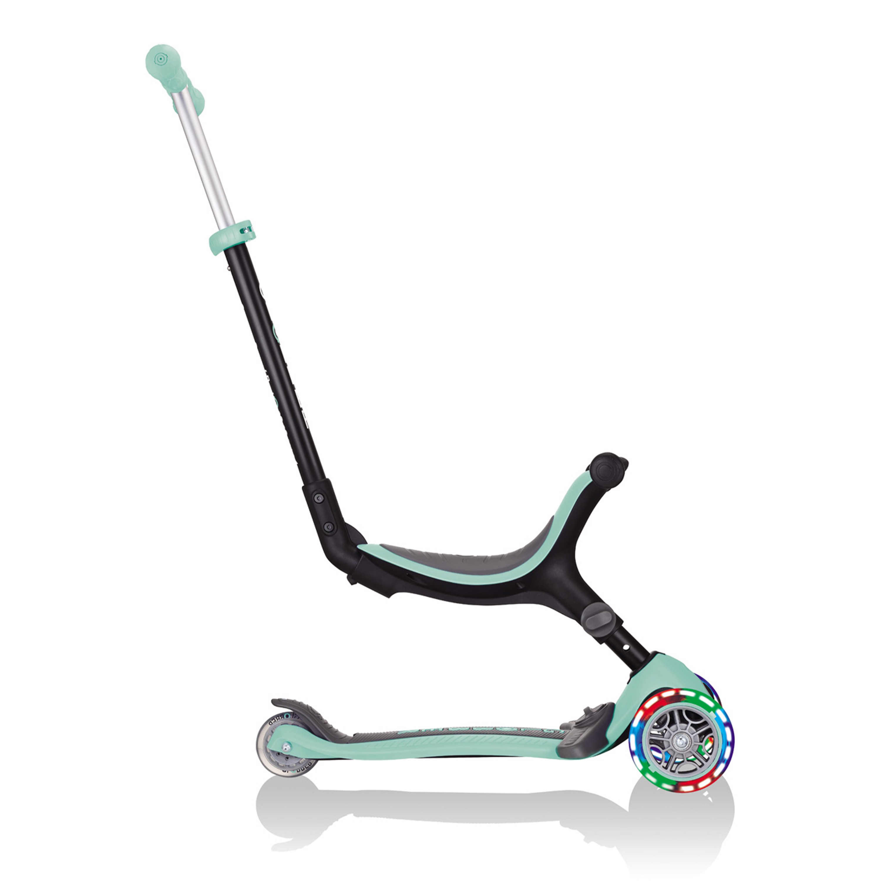 Go Up Foldable Plus Lights 3-in-1 Scooter Pastel Mint