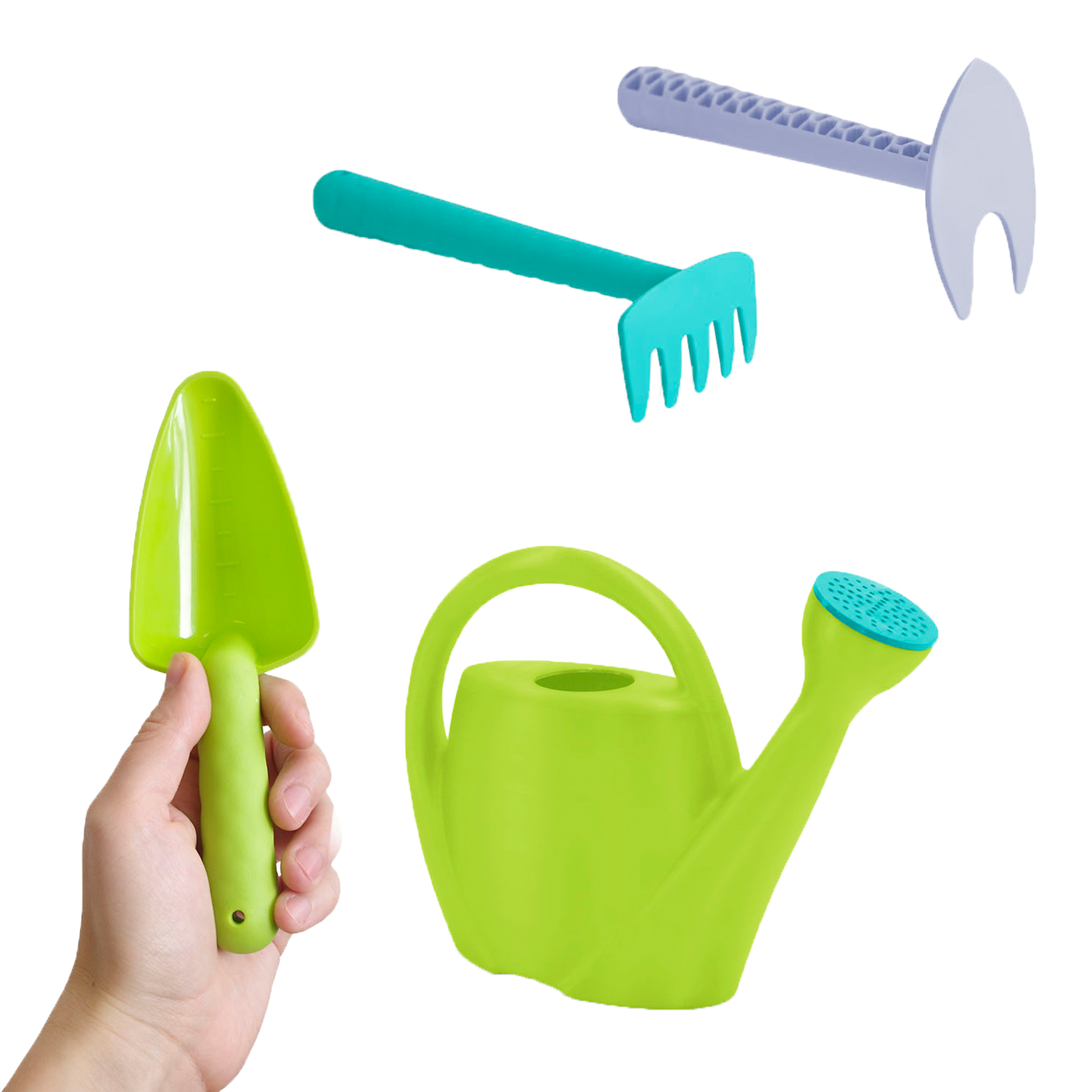 Tuinset voor kinderen met tuingereedschap - 4-delig