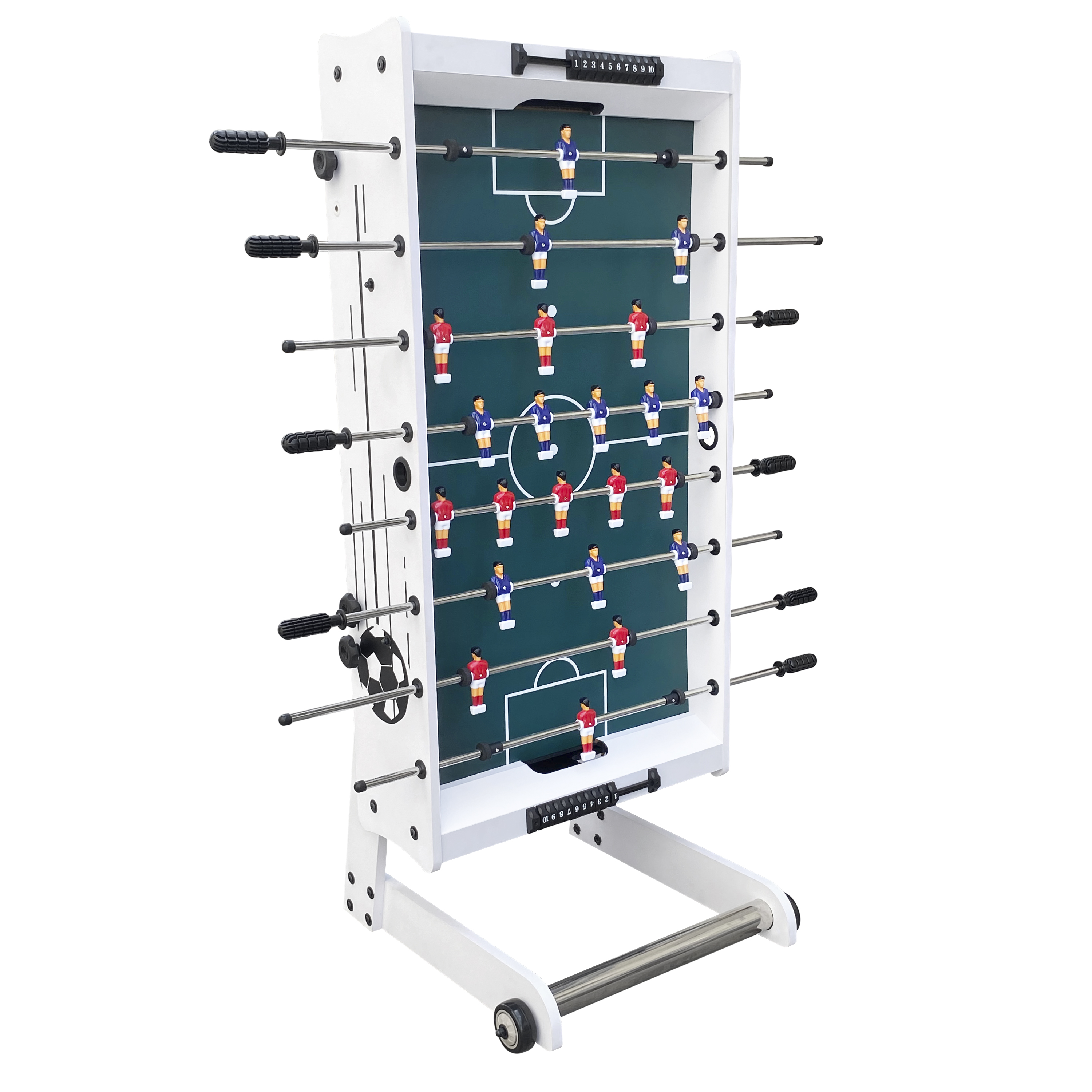 Scorpion Kick opklapbare Voetbaltafel Wit