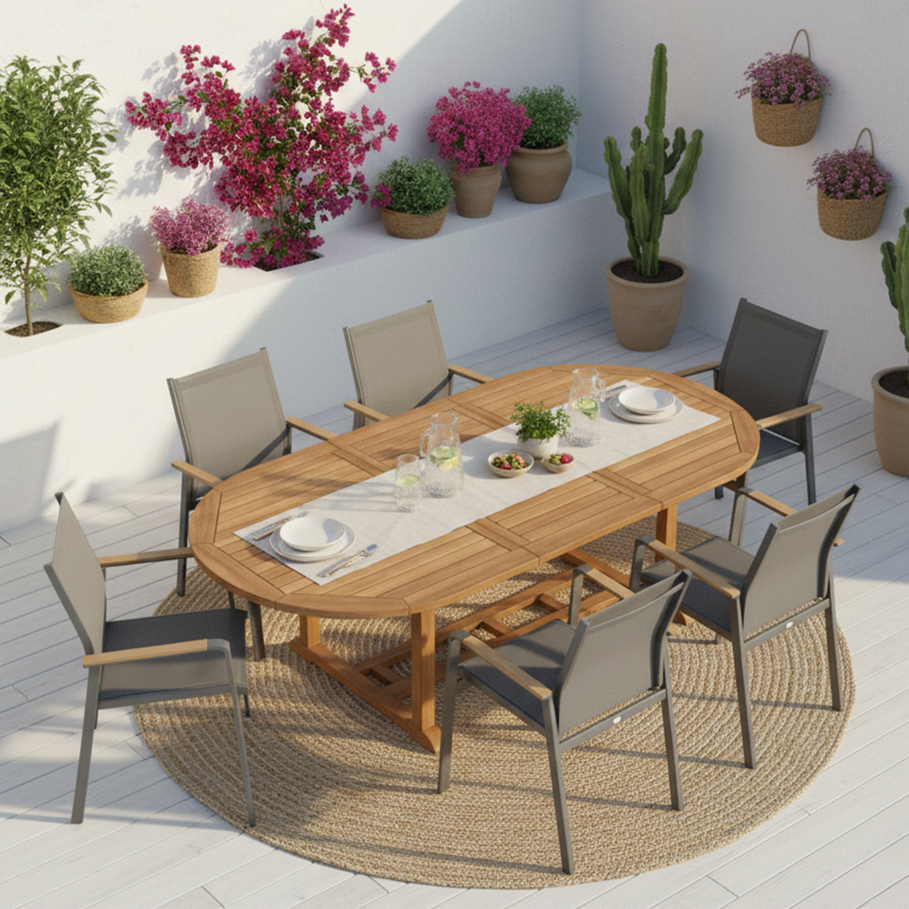 Marzi set - incl. 6 pcs Alva chair