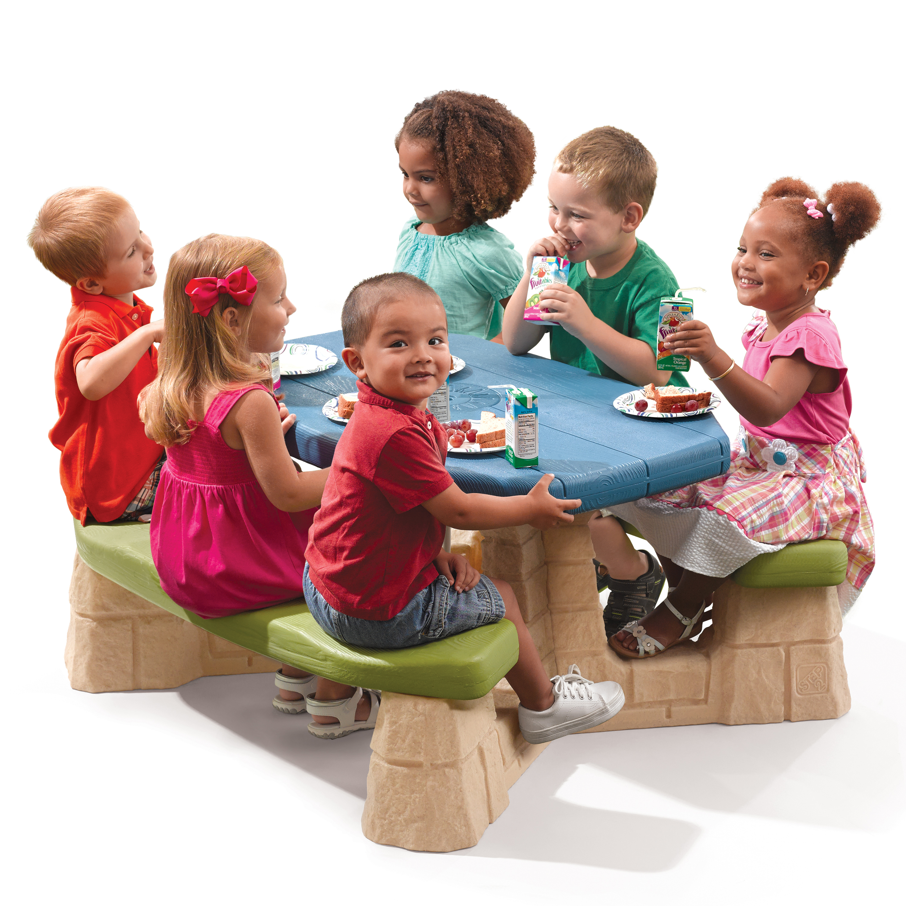 Naturally Playful Picknicktisch mit Sonnenschirm