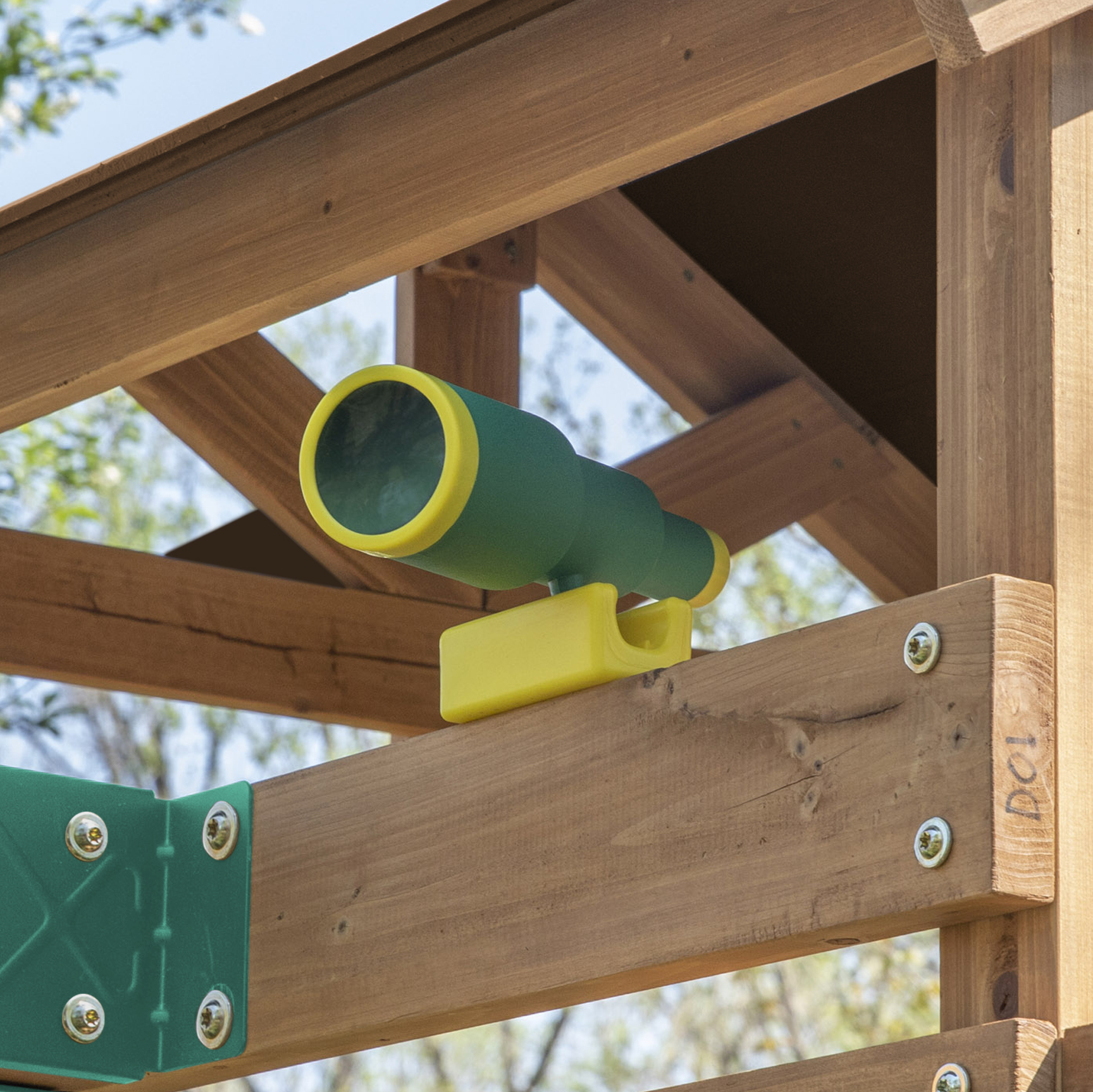 Lightning Ridge Play Set with Double Swing and Slide