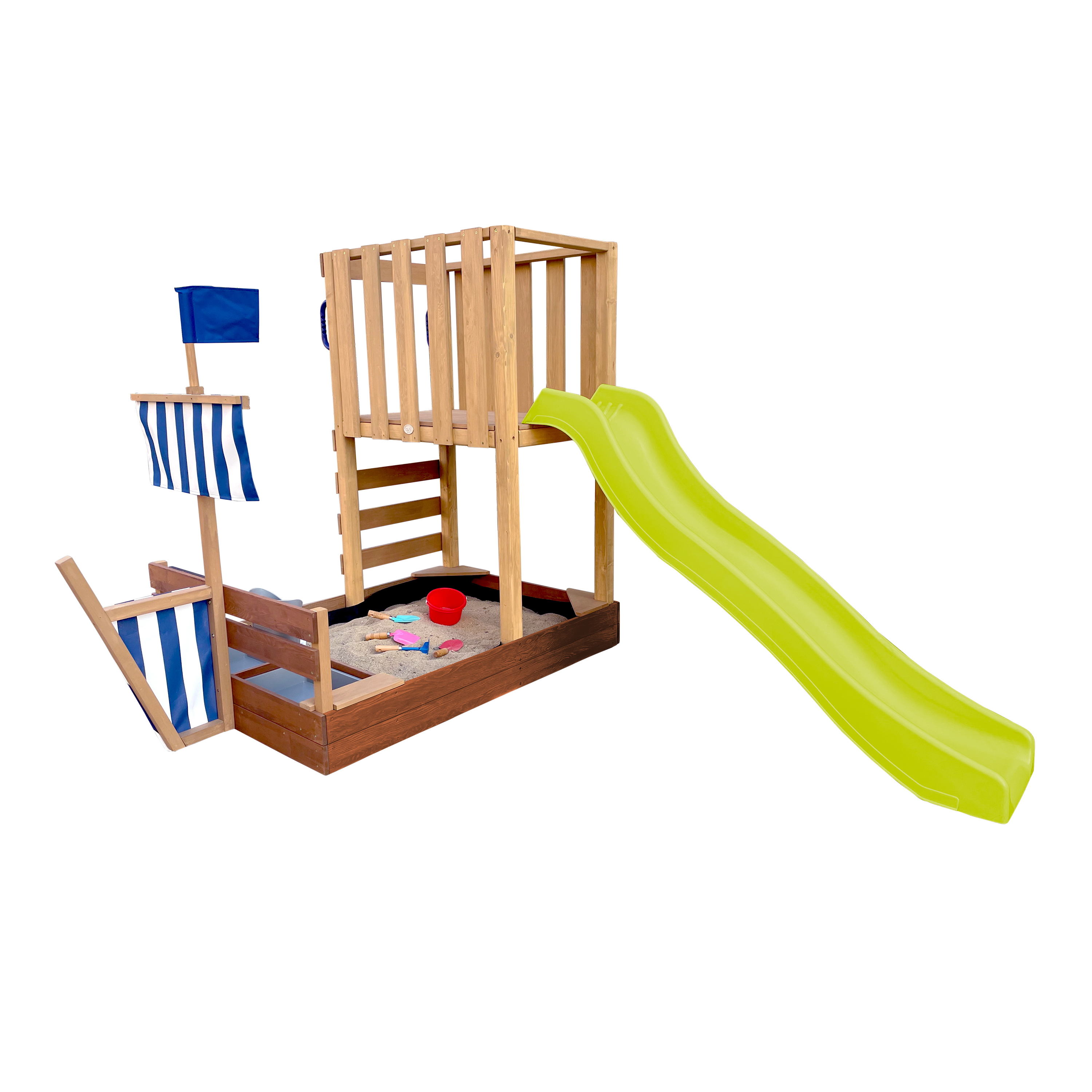 AXI Vicky Speeltoren - Limoen Groene glijbaan