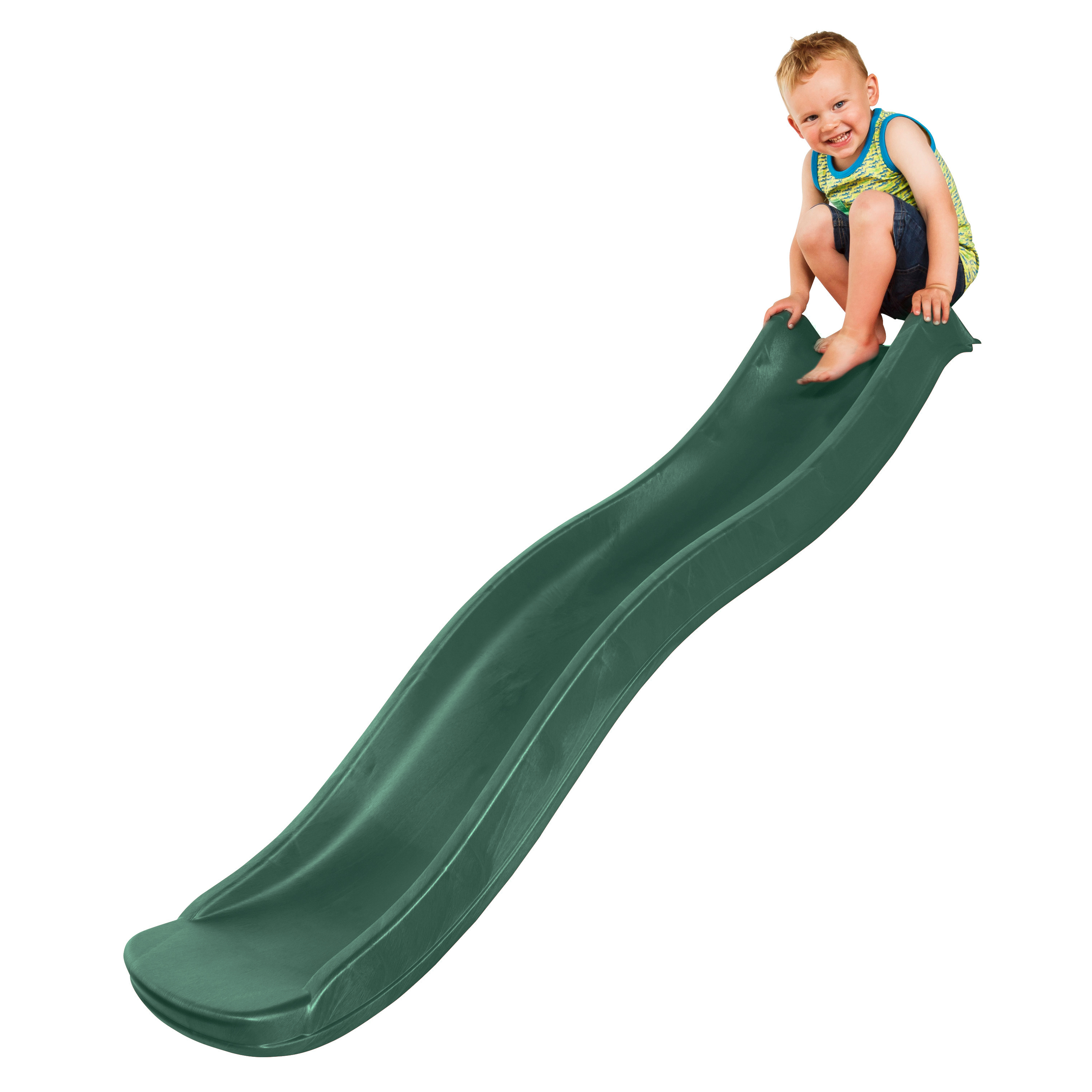 Sky175 Glijbaan met wateraansluiting Groen - 175 cm