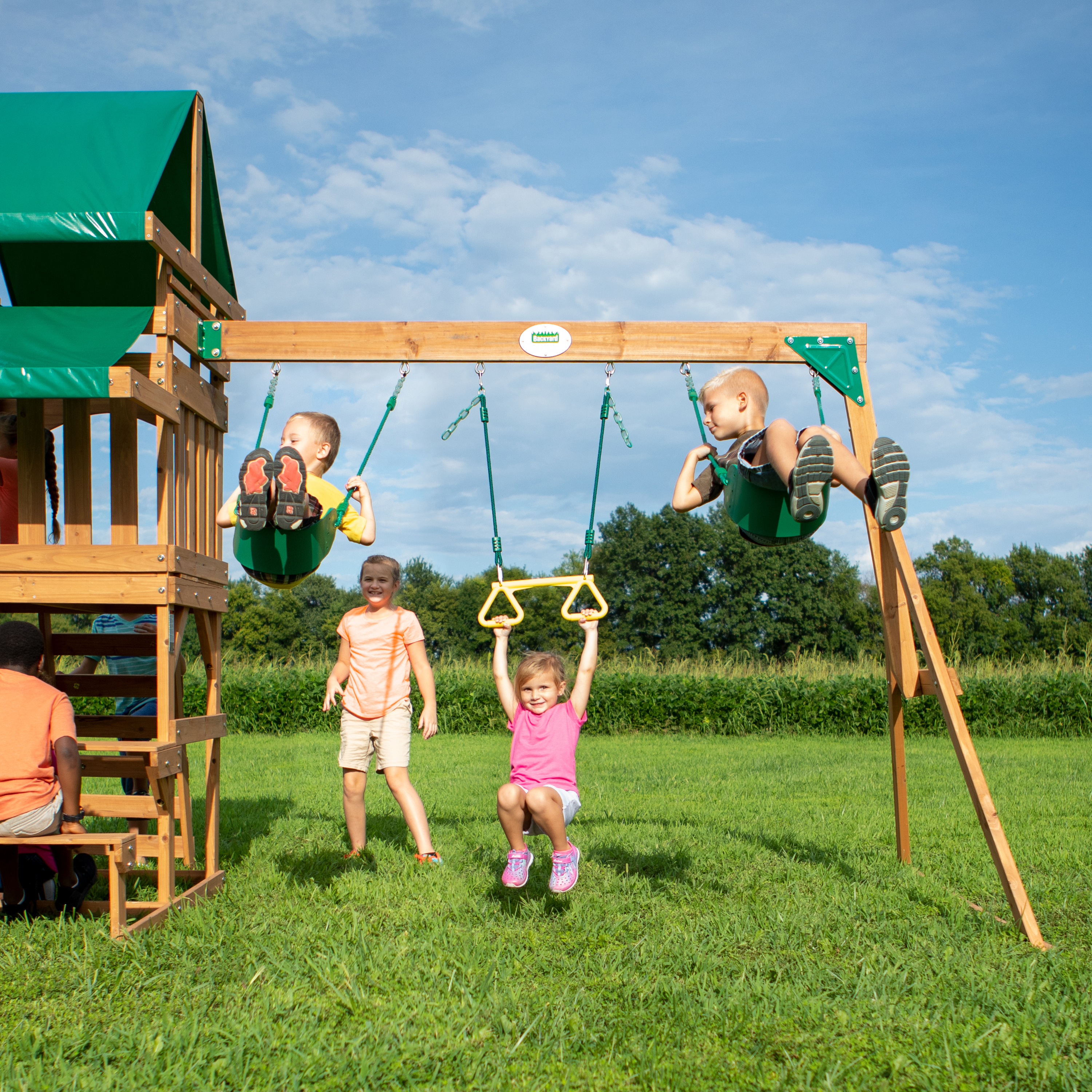 Belmont aire de jeux en bois
