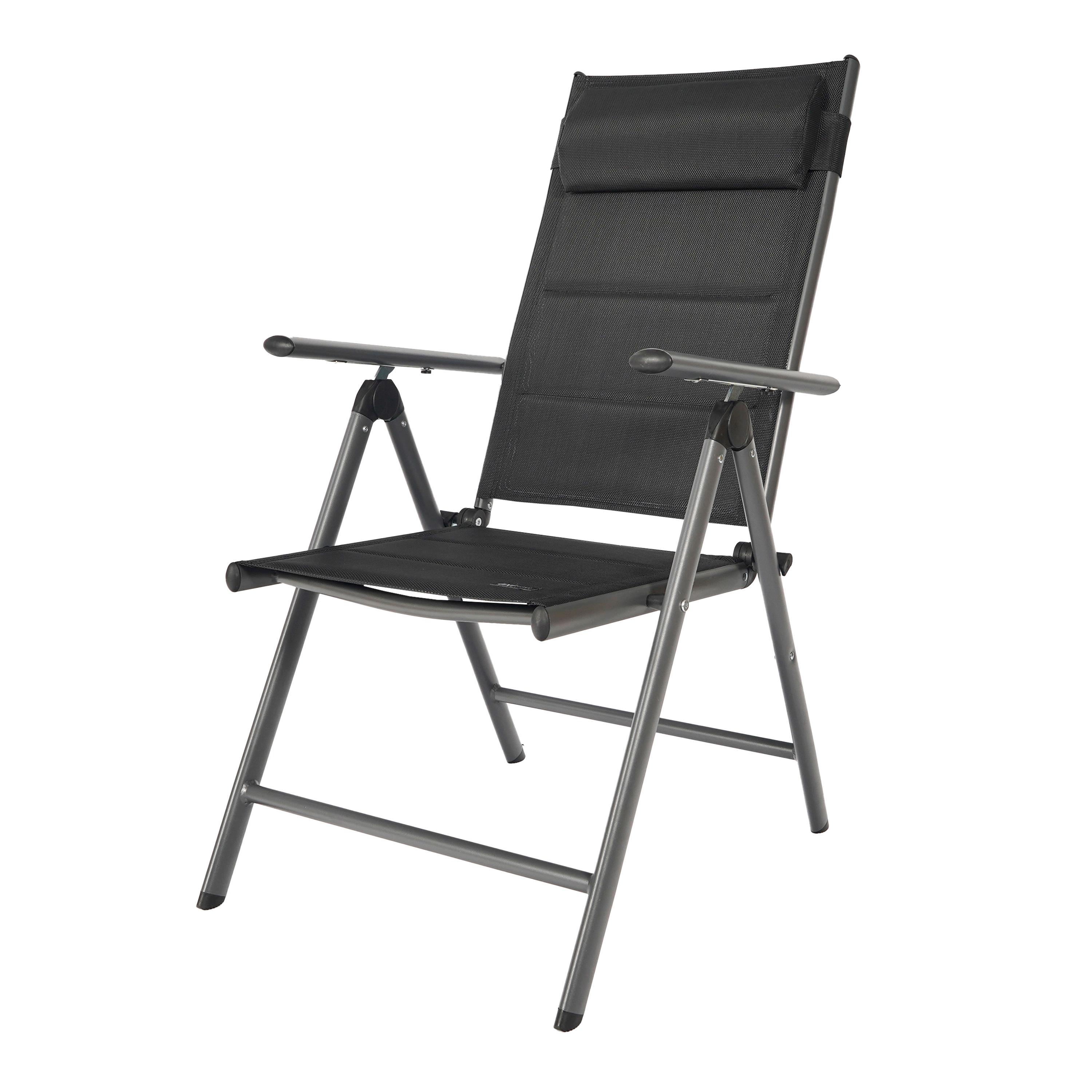 Mack Chaise de camping Anthracite/noir