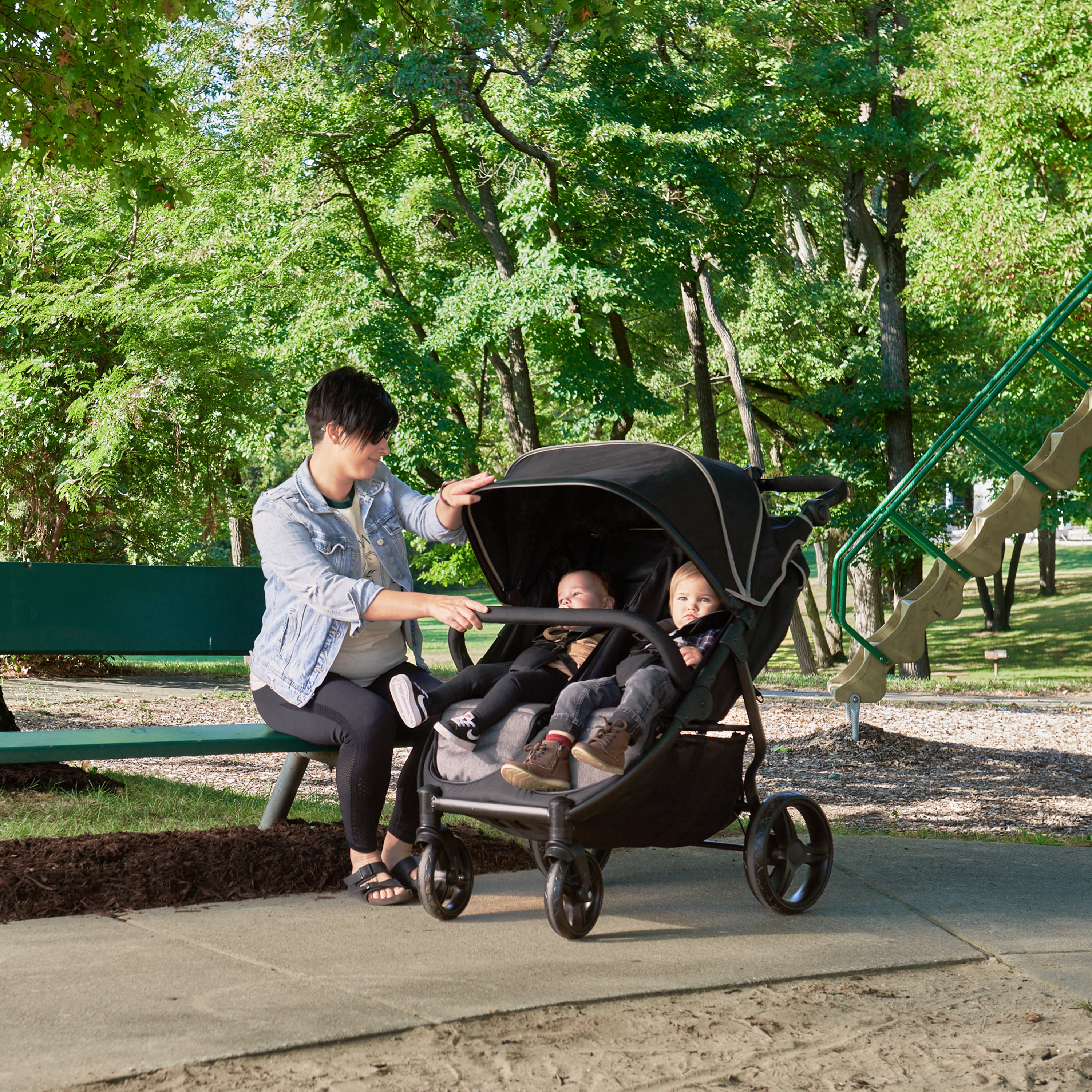 Roadster 2 Seat Stroller black Roadster 2 Seat Stroller black