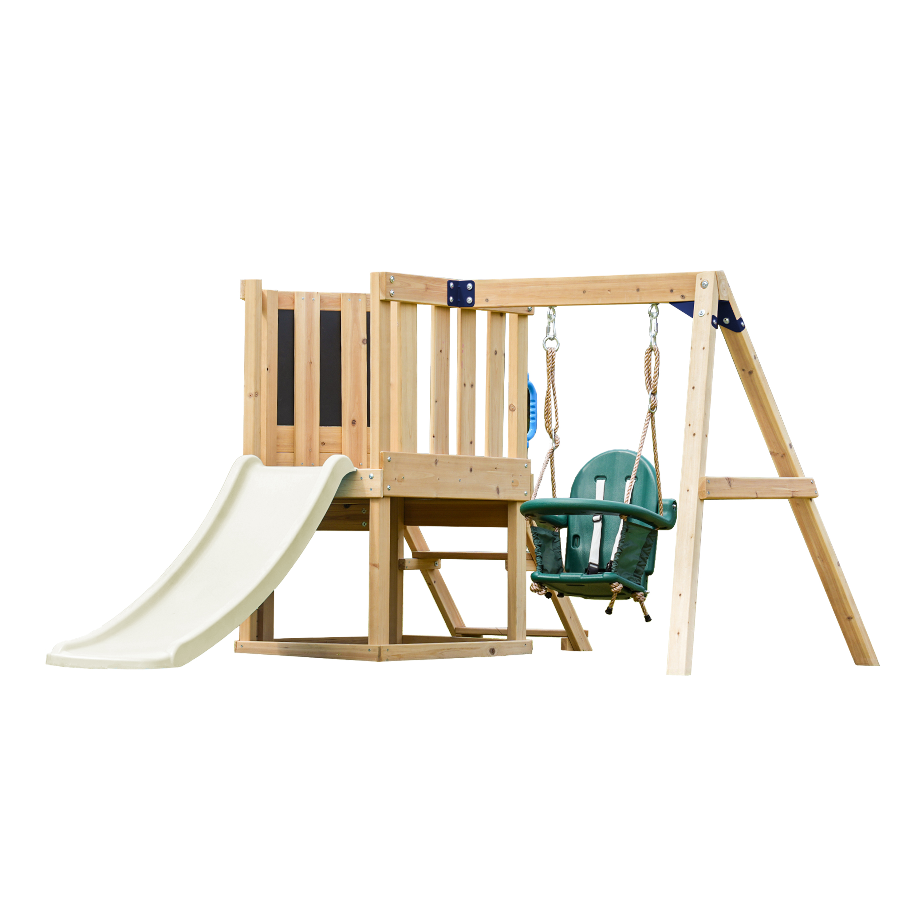 Timo Mini Aire de jeux – Toboggan crème