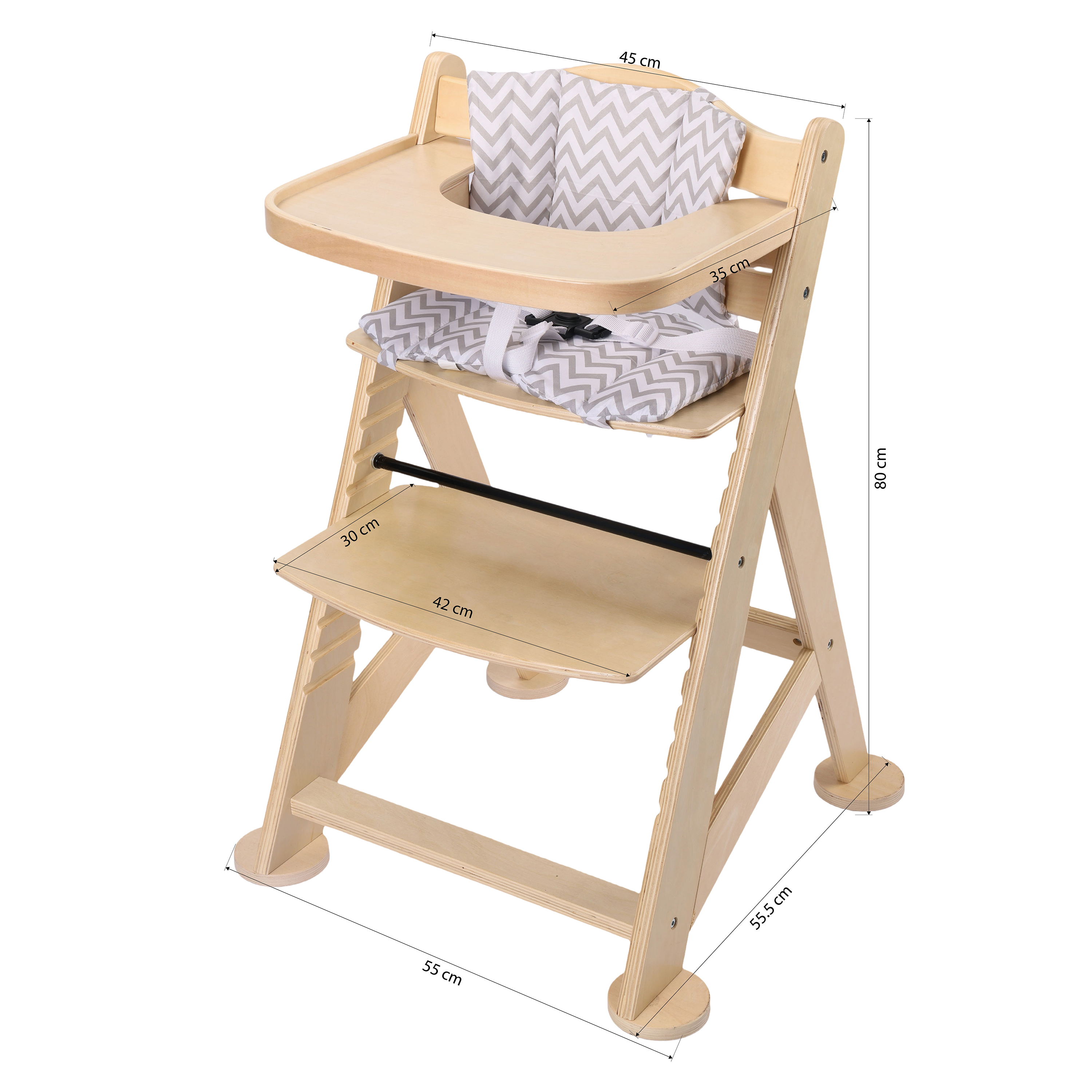 Fynn High Chair - Natural