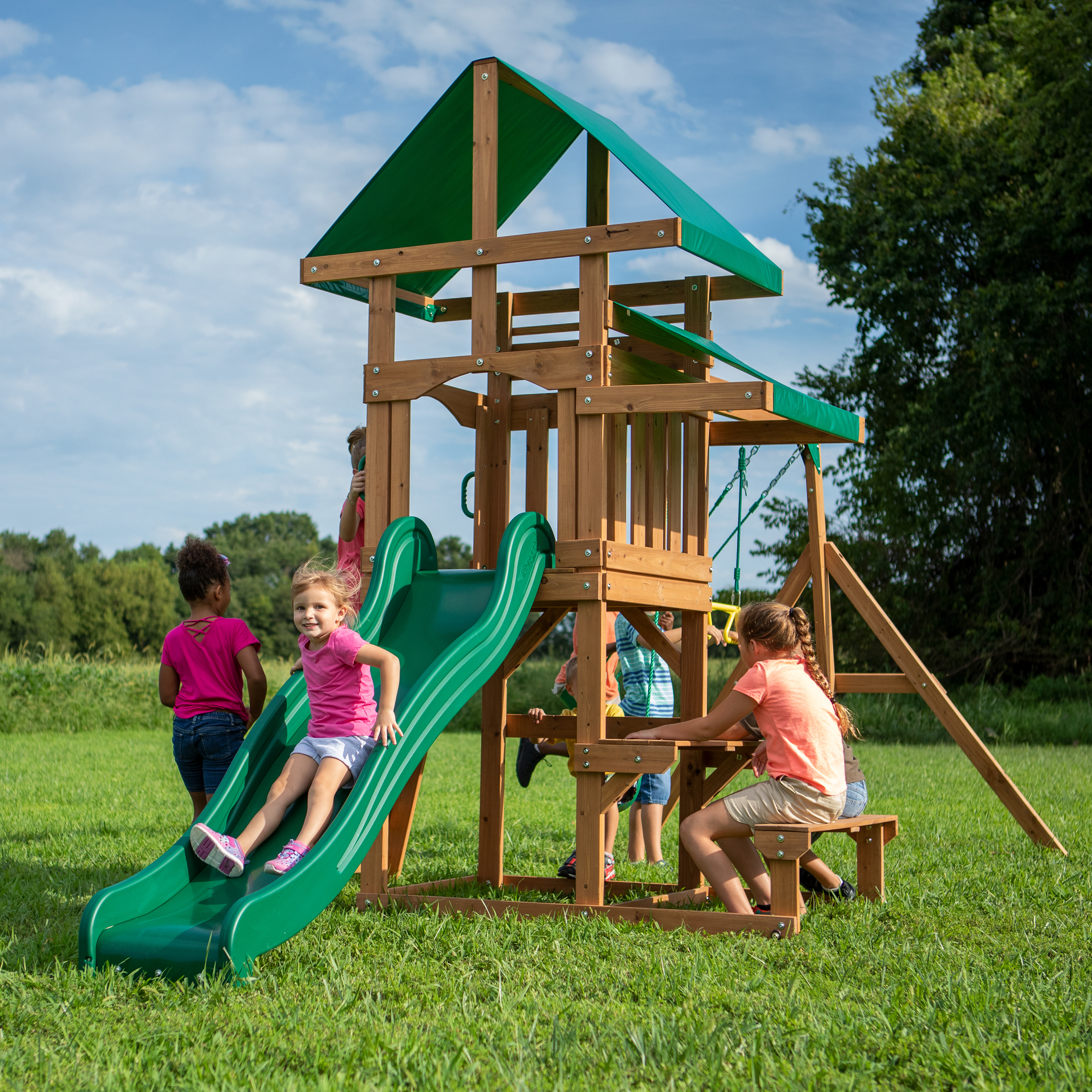 Belmont aire de jeux en bois