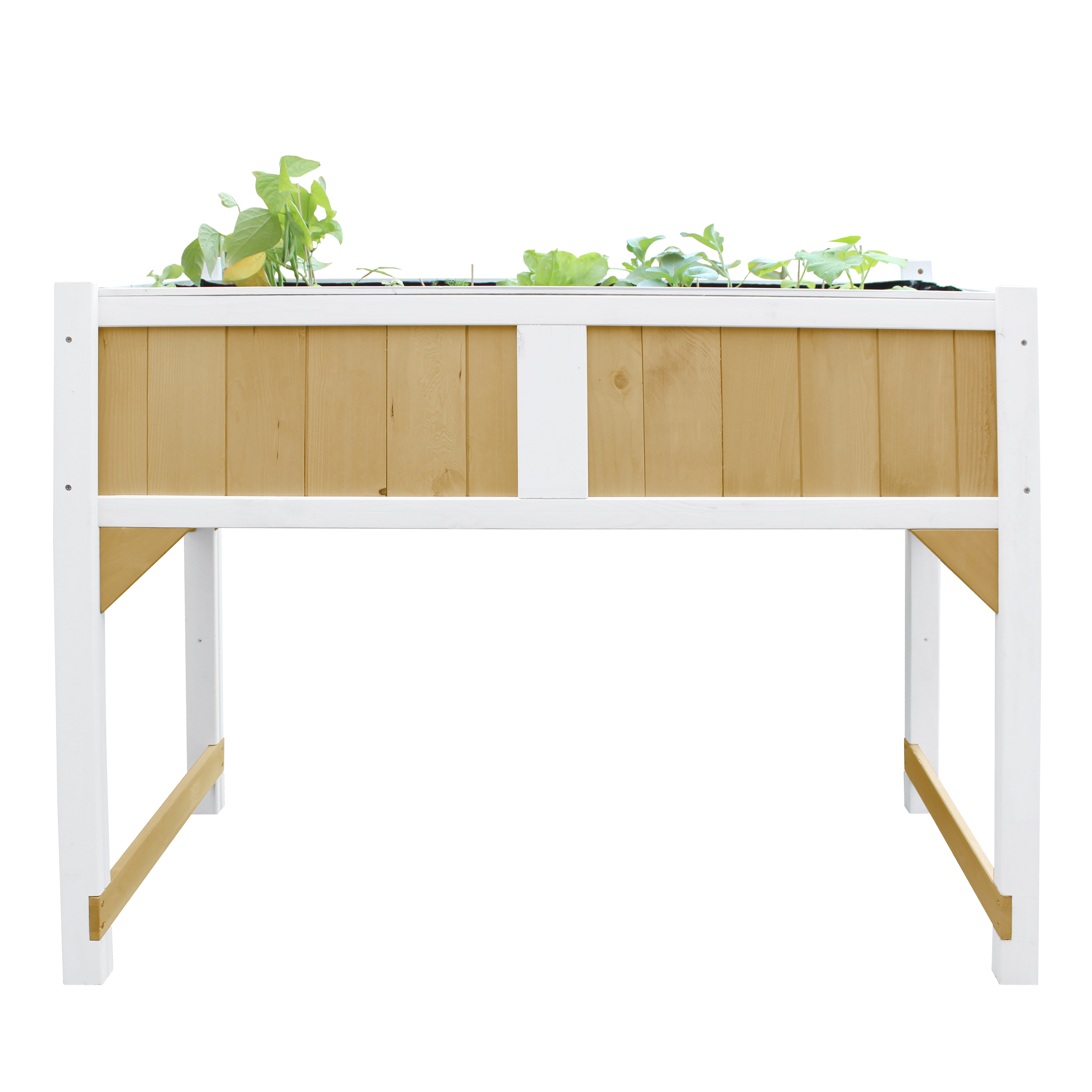 Kweektafel met gronddoek Bruin/wit Kweektafel met gronddoek Bruin/wit