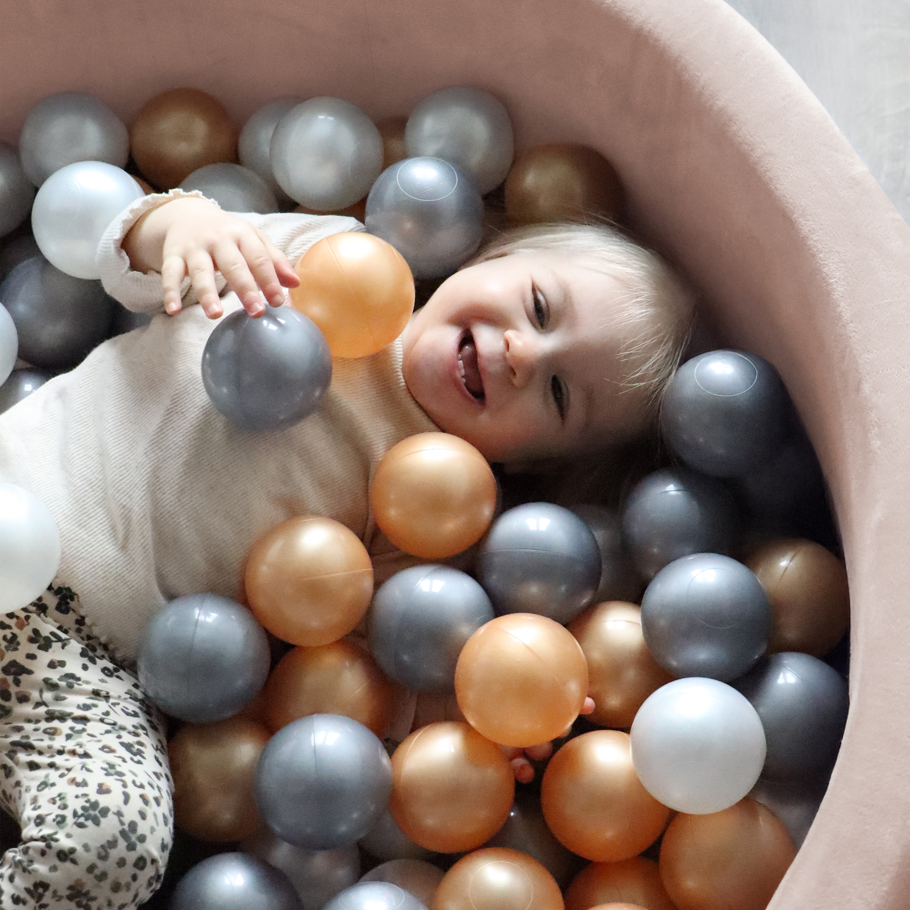 Boaz Ballpit incl 200 Balls - Beige