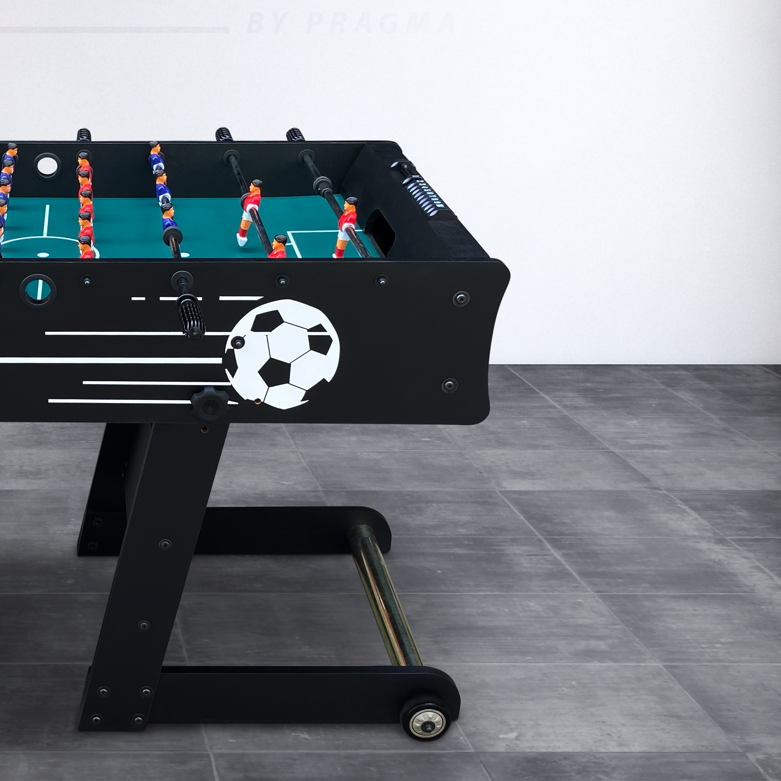 Scorpion Kick TS opklapbare Voetbaltafel Zwart