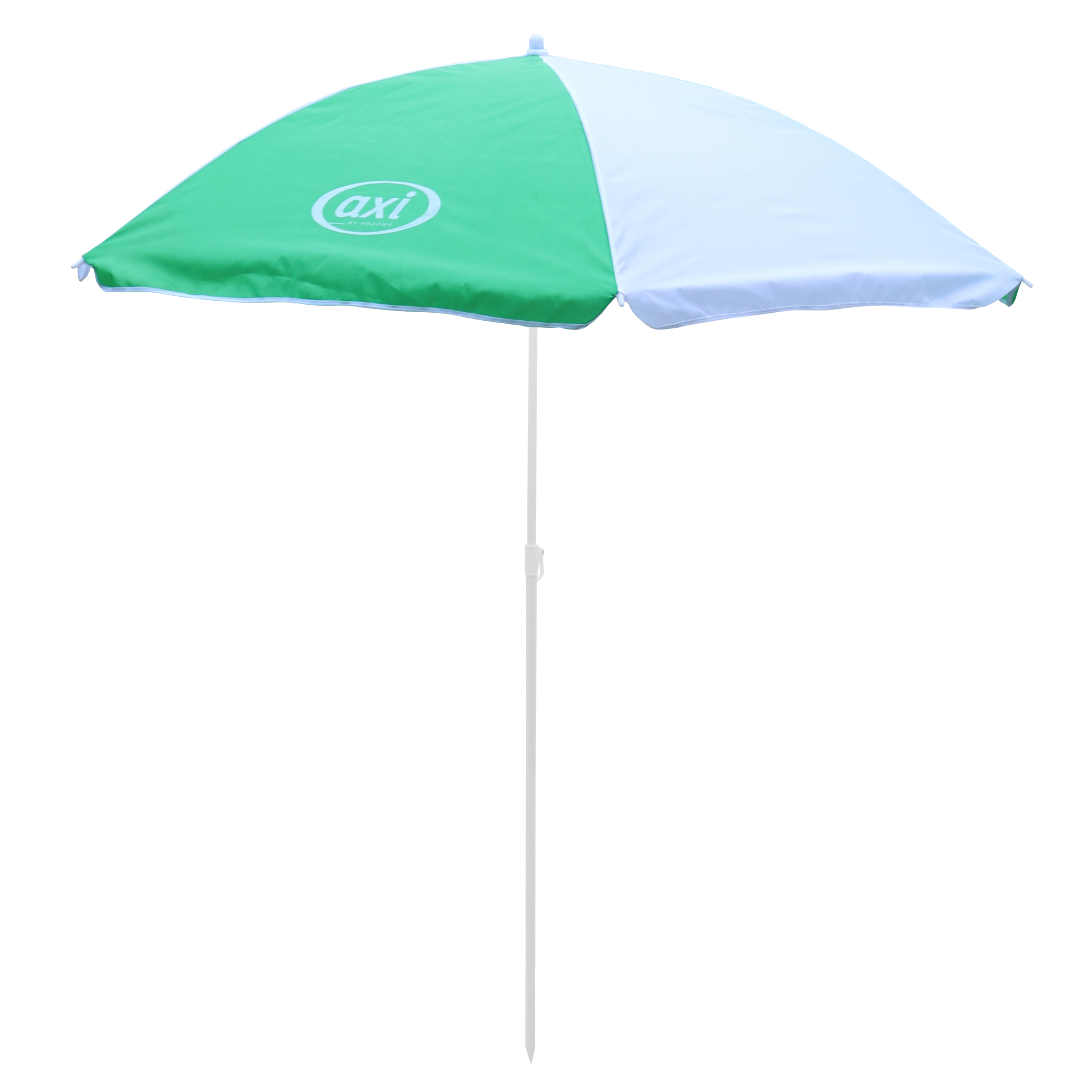 Parasol ⌀125 cm Groen/wit