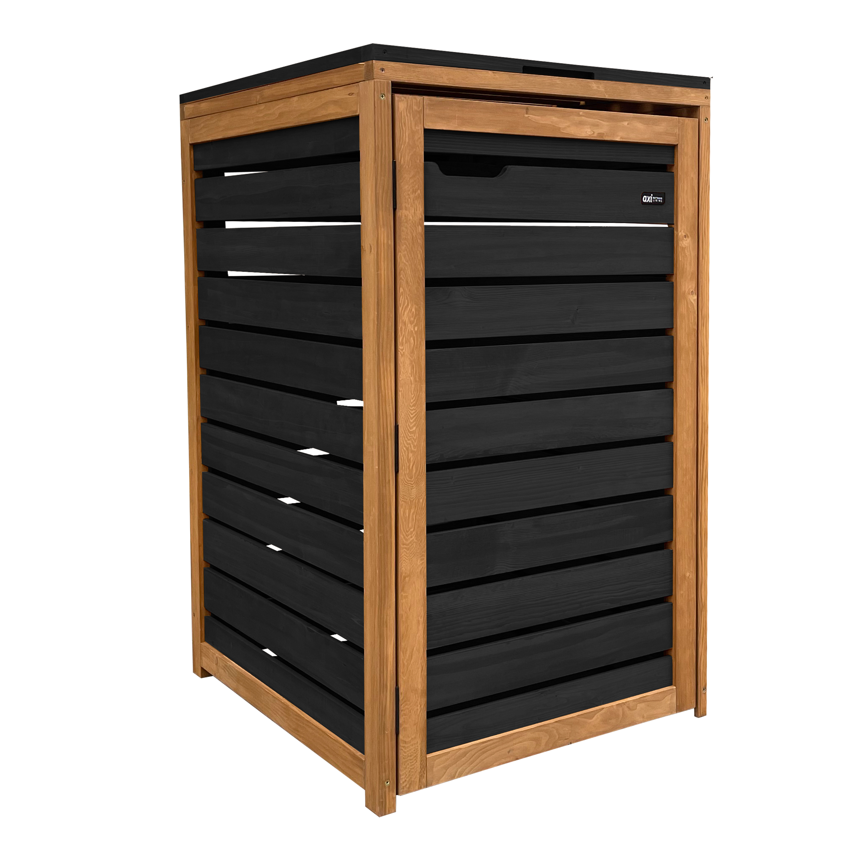 Lex Containerombouw van Hout Zwart/Bruin – 1 container