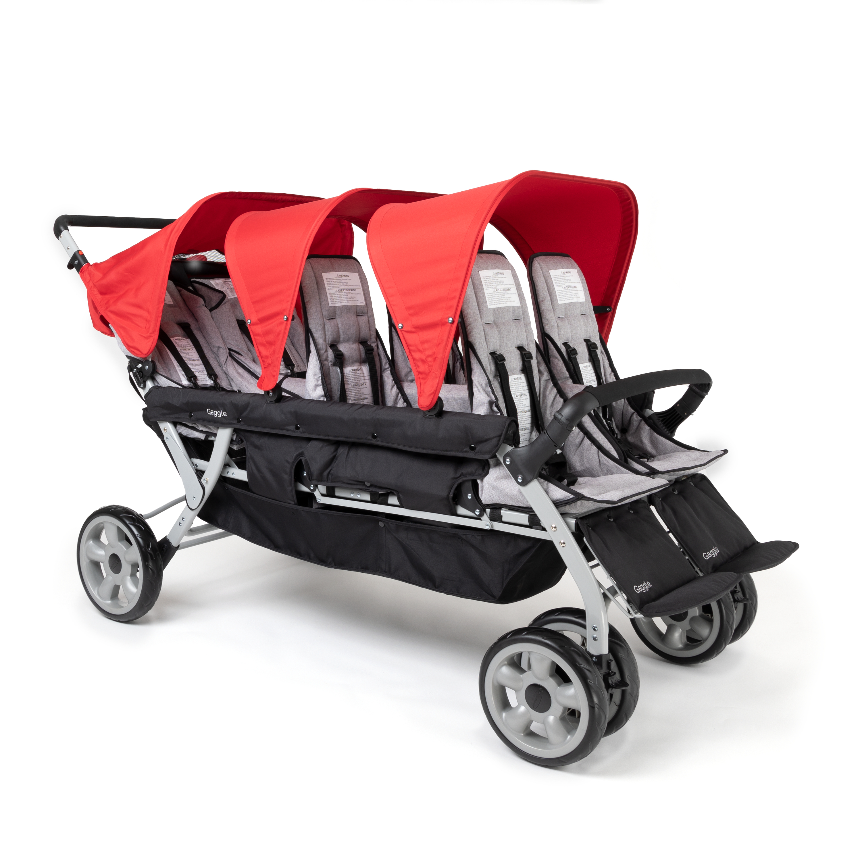 Jamboree 6 Seat Folding Stroller red