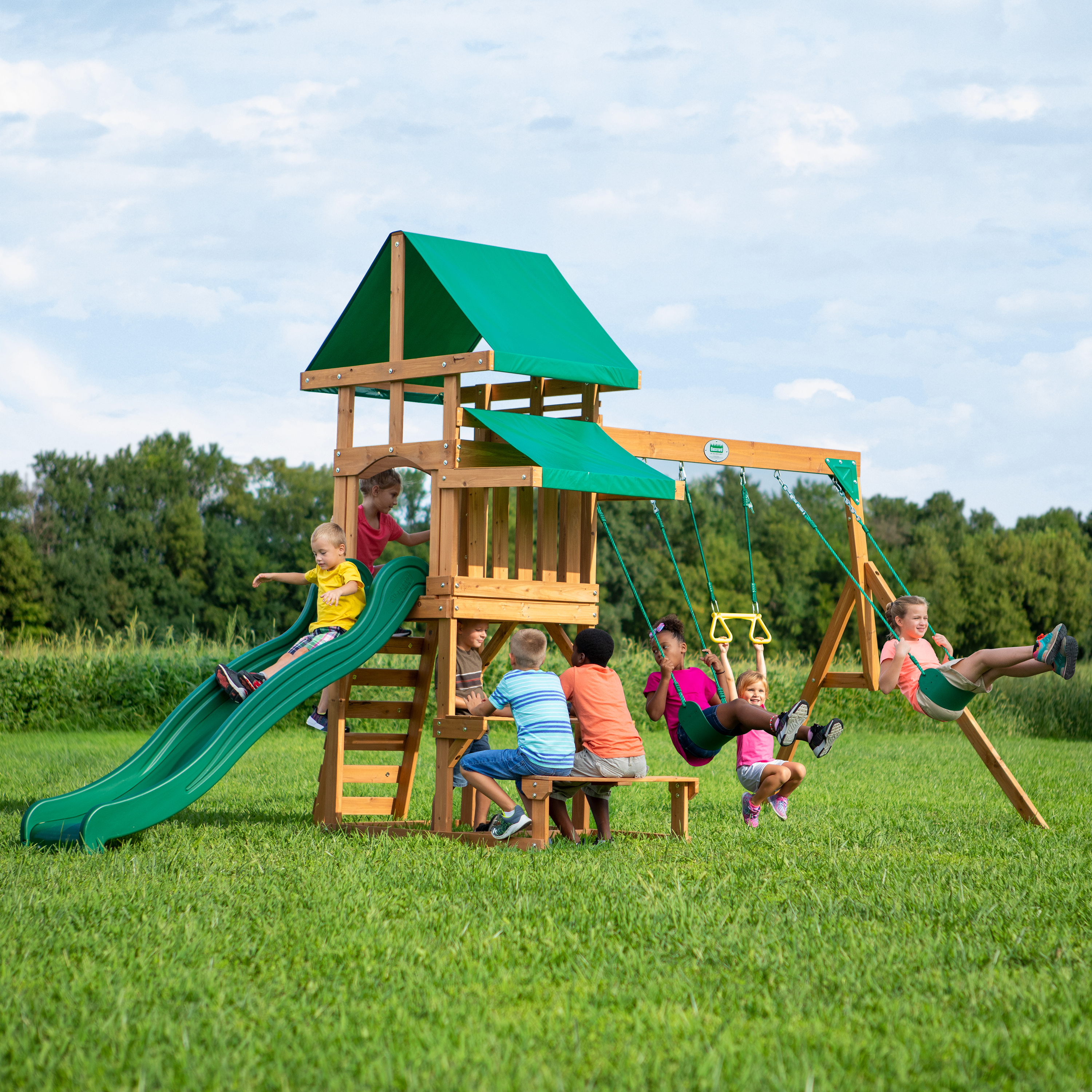 Belmont aire de jeux en bois