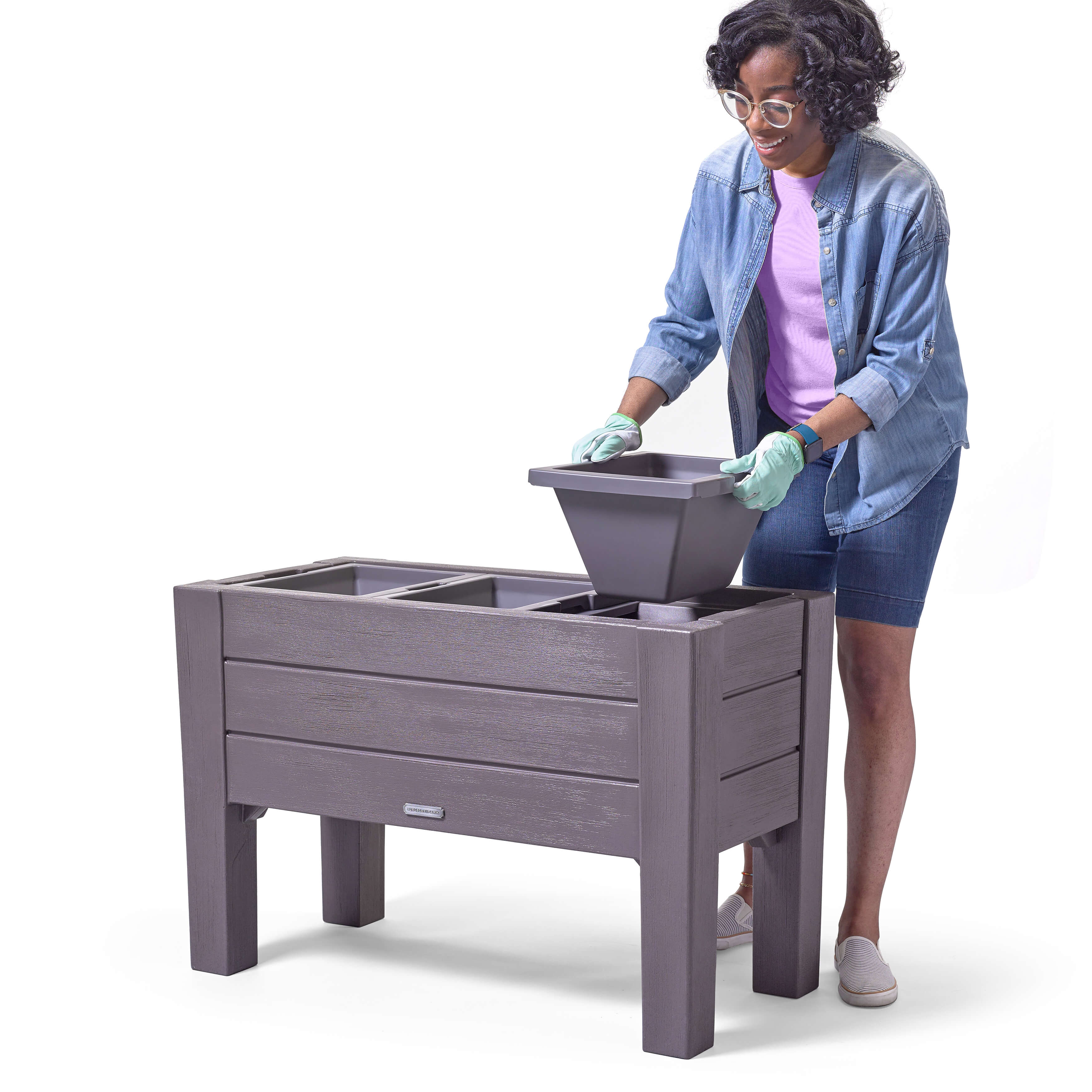 Lakewood Verhoogde Plantenbak - Donker Ceder