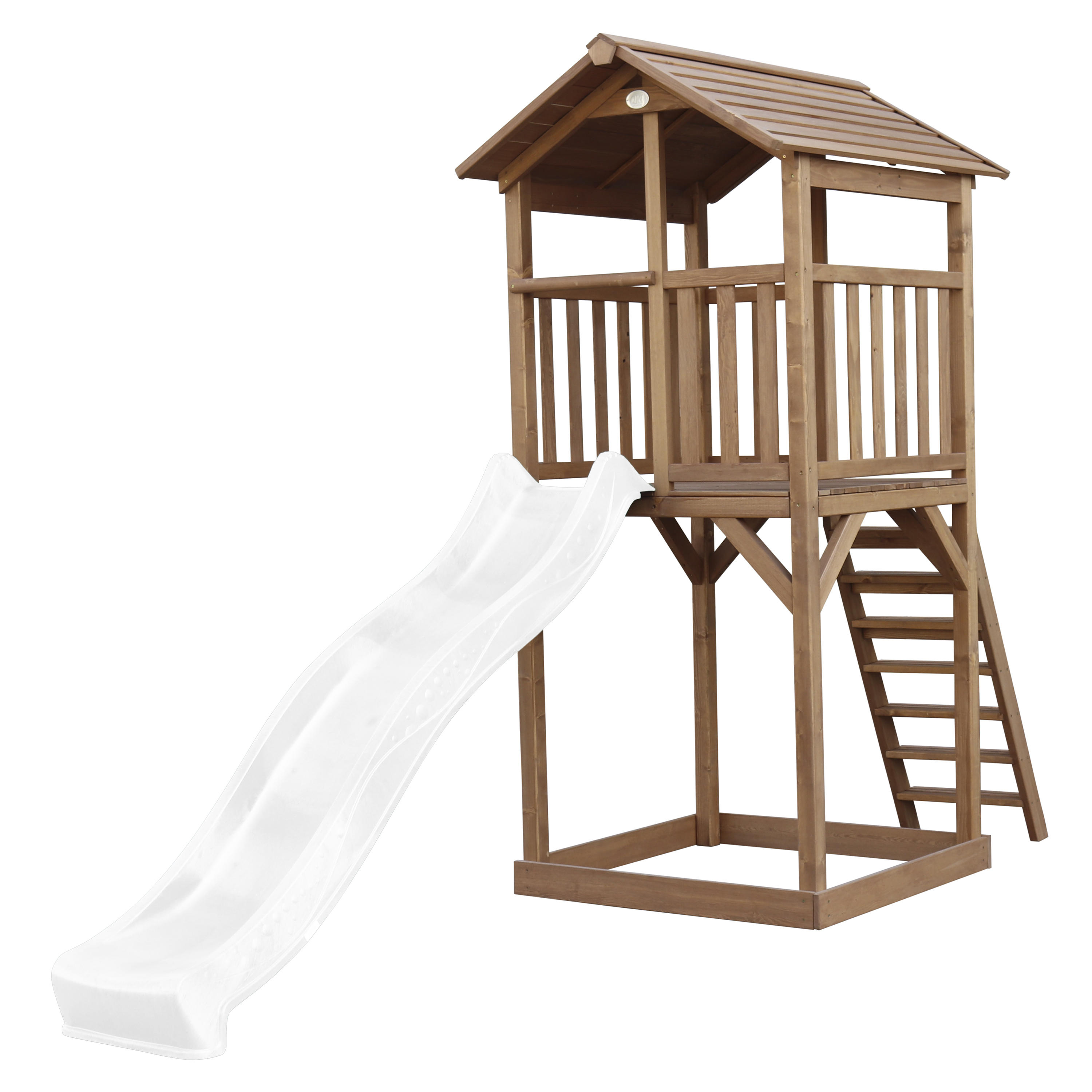 Beach Tower Speeltoren Bruin - Witte Glijbaan