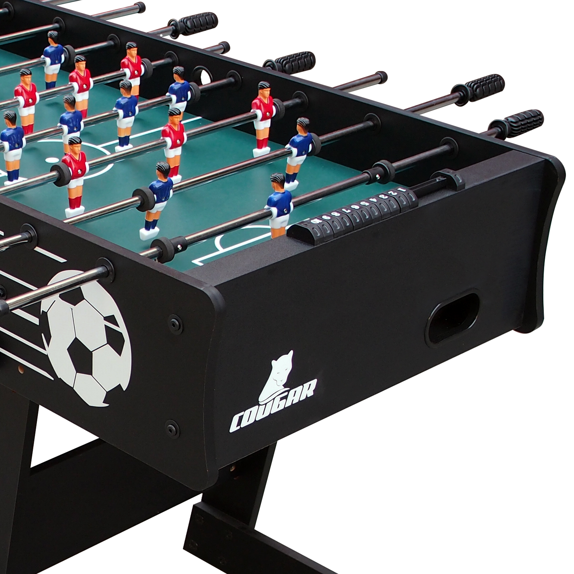 Scorpion Kick opklapbare Voetbaltafel Zwart