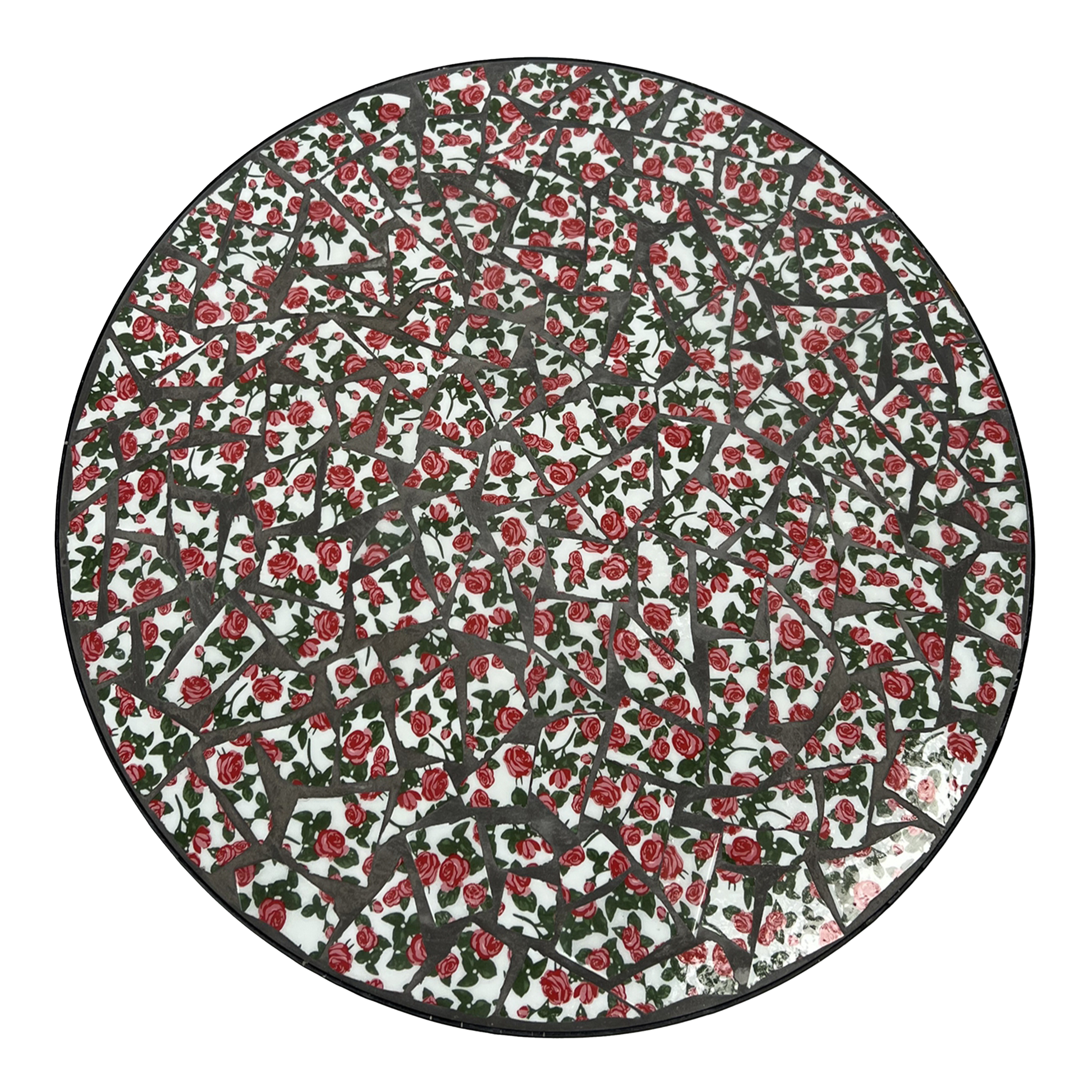 Amélie Mosaik Bistro Set Blumen Rosa