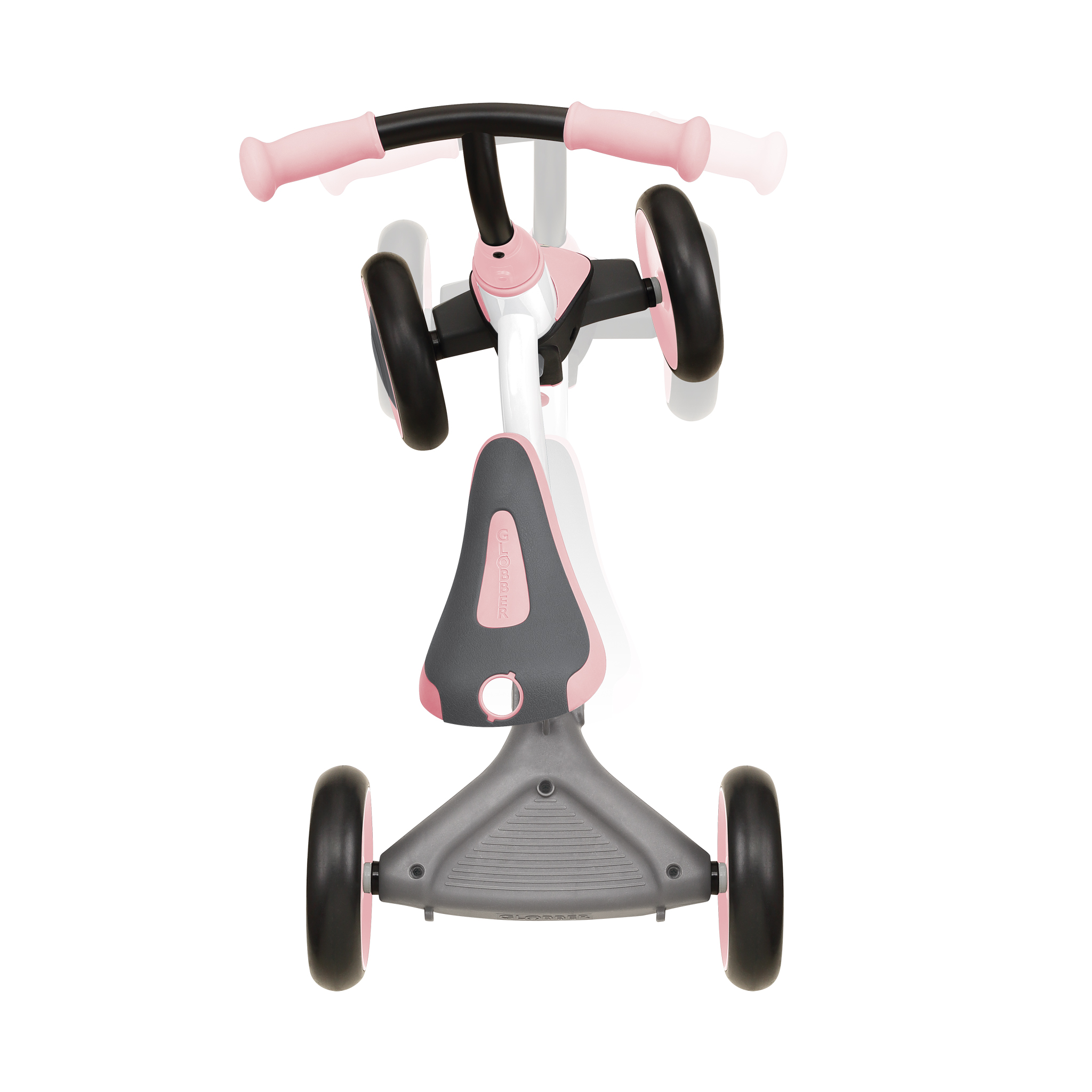 Learning Bike 3-in-1 Learning bike White Pastel Pink