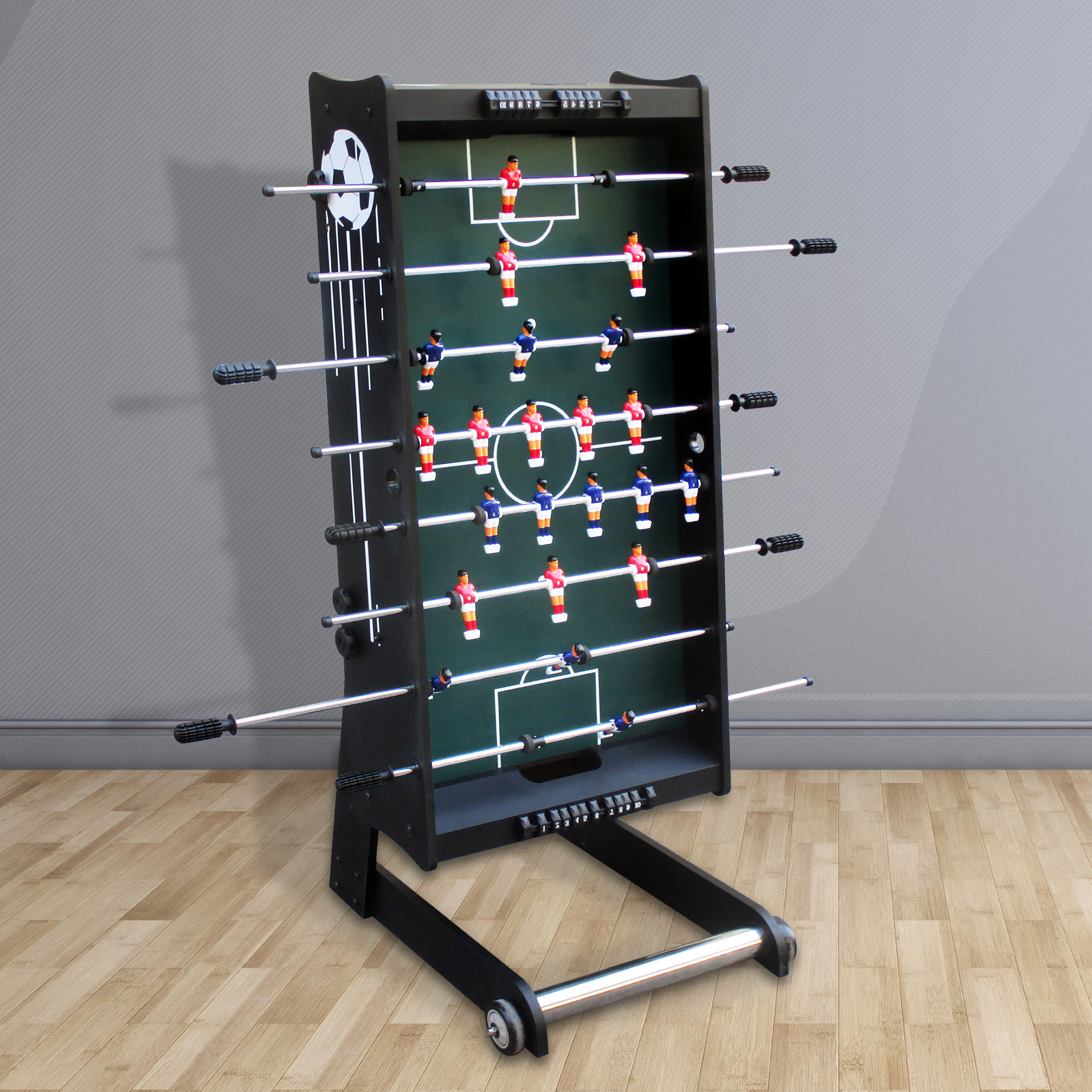 Scorpion Kick opklapbare Voetbaltafel Zwart