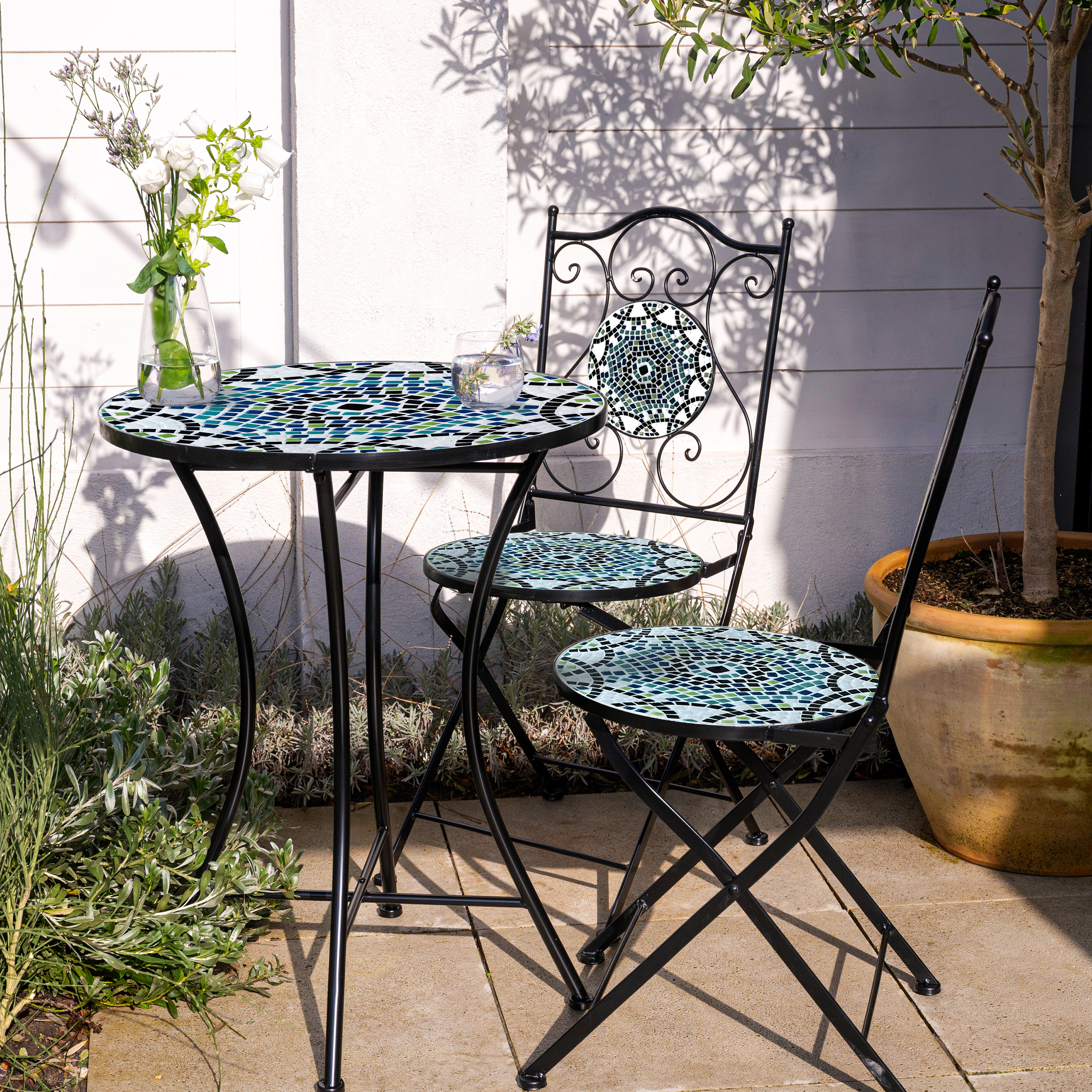Amélie Mozaïek Bistro-set Multikleur