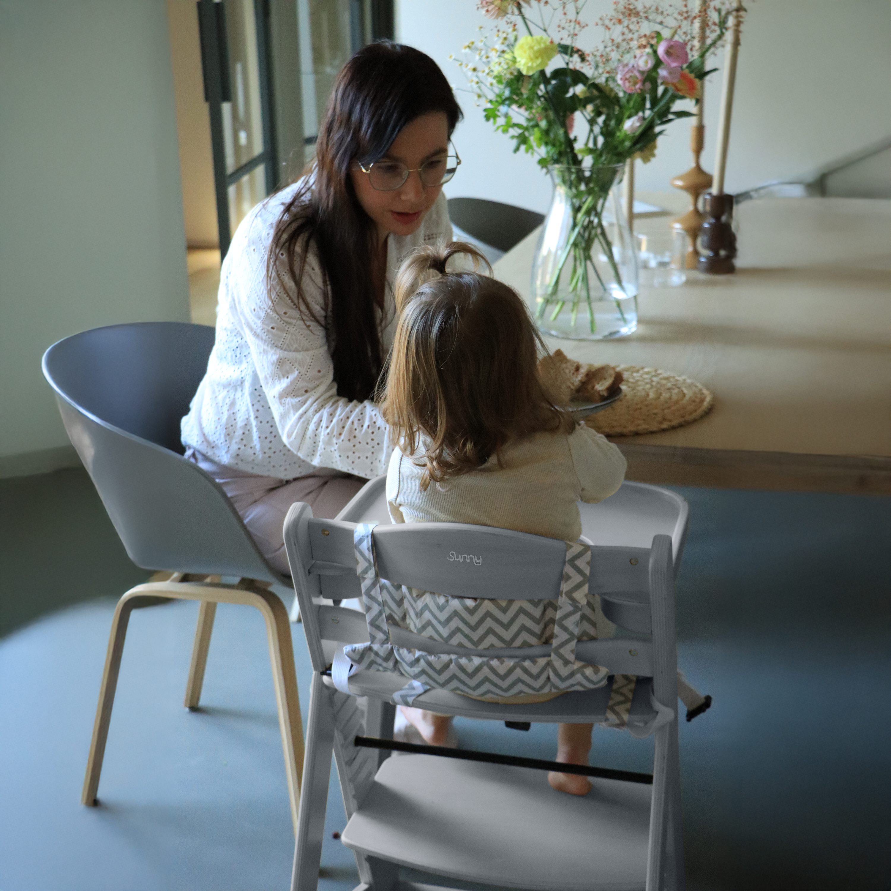 Fynn High Chair - Grey