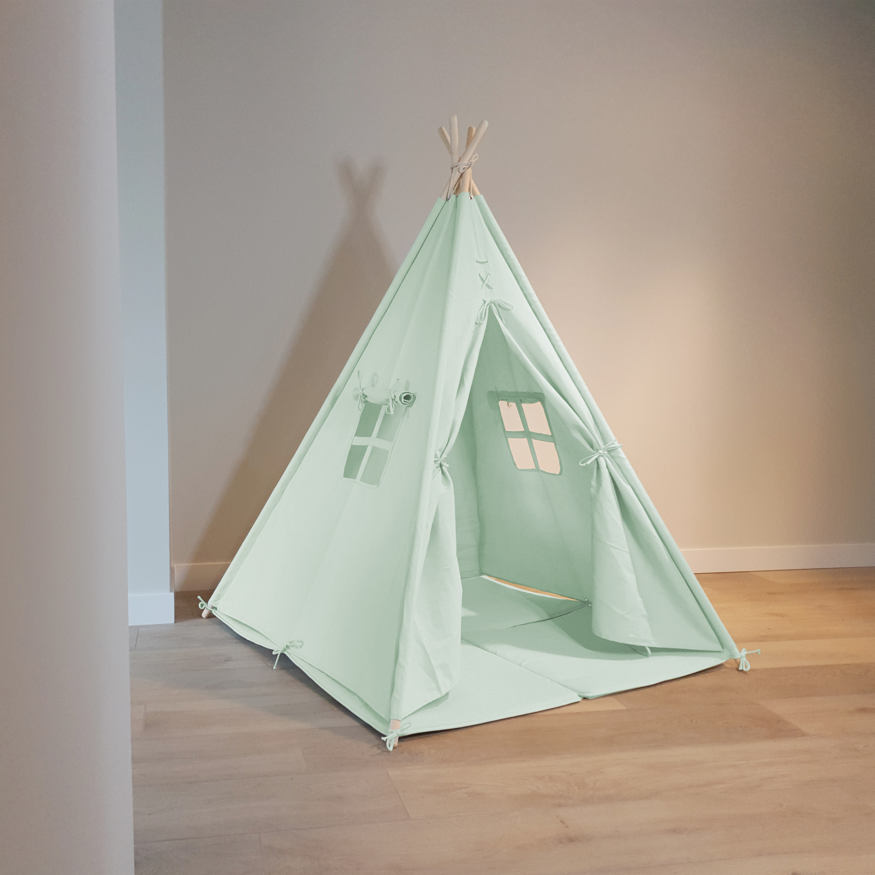 Alba Teepee Tent Pastel Green Alba Teepee Tent Pastel Green