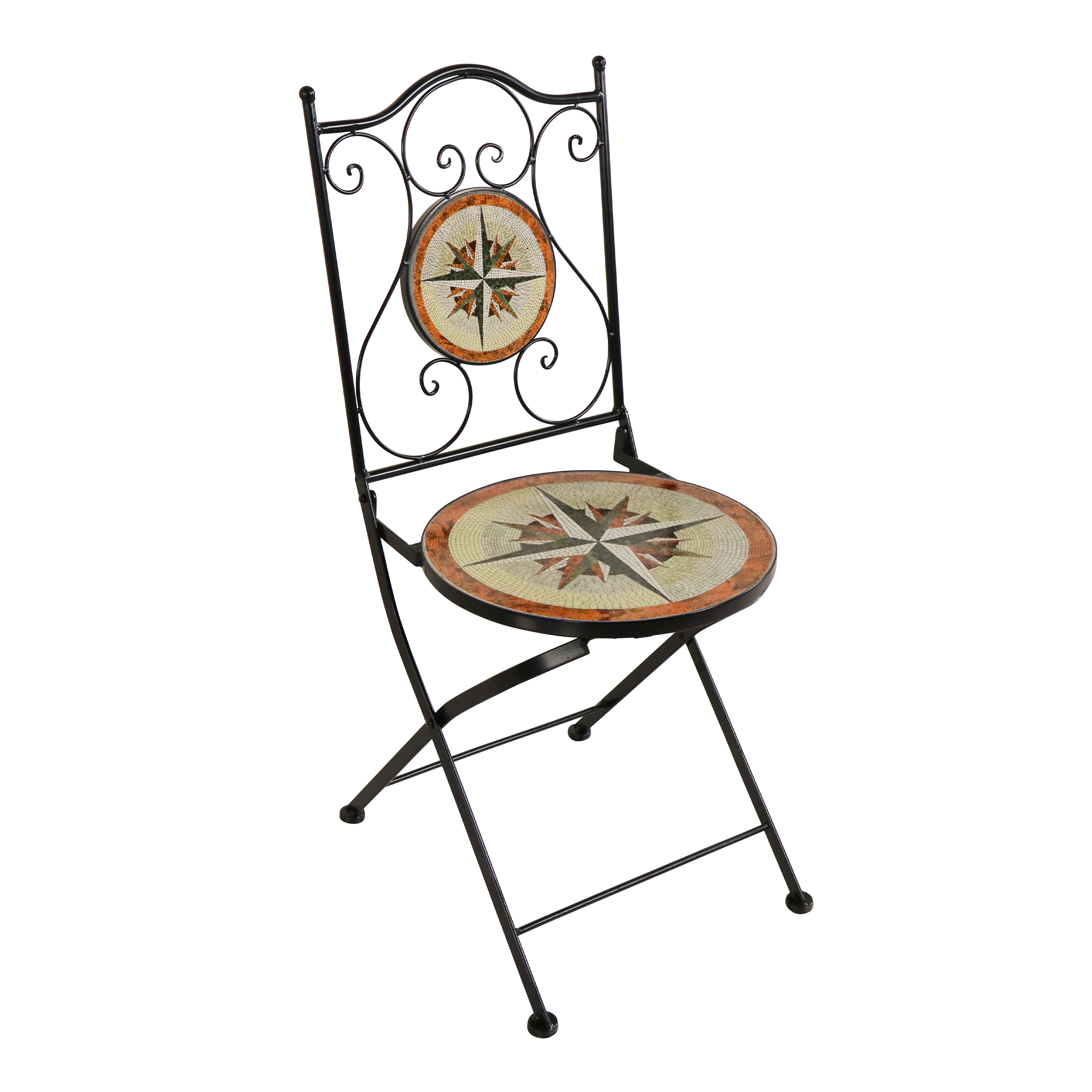 Amélie Mozaïek Bistro set Windroos Multikleur