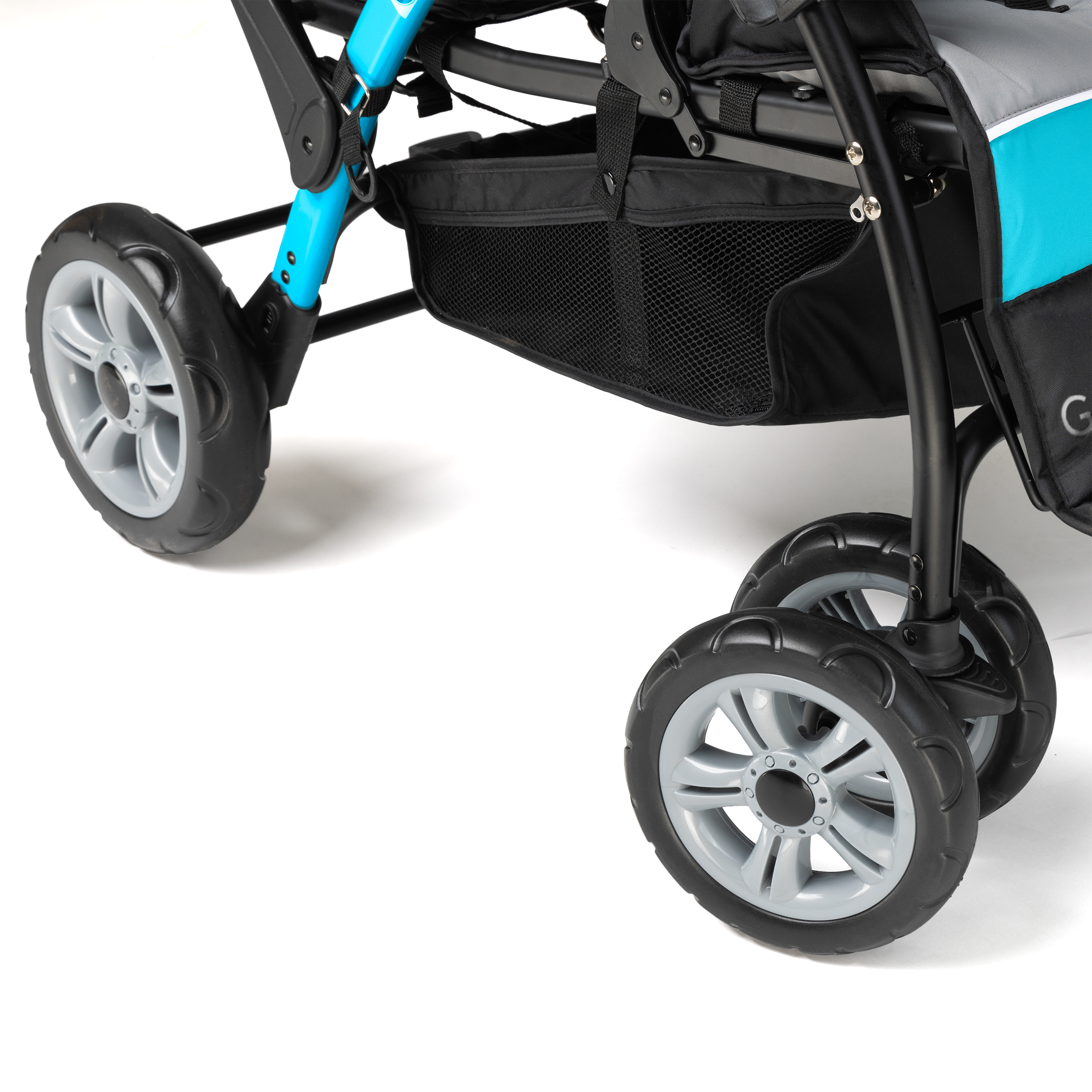 Compass 4x4 Quad Kinderwagen für 4 Kinder Türkis Compass 4x4 Quad Kinderwagen für 4 Kinder Türkis