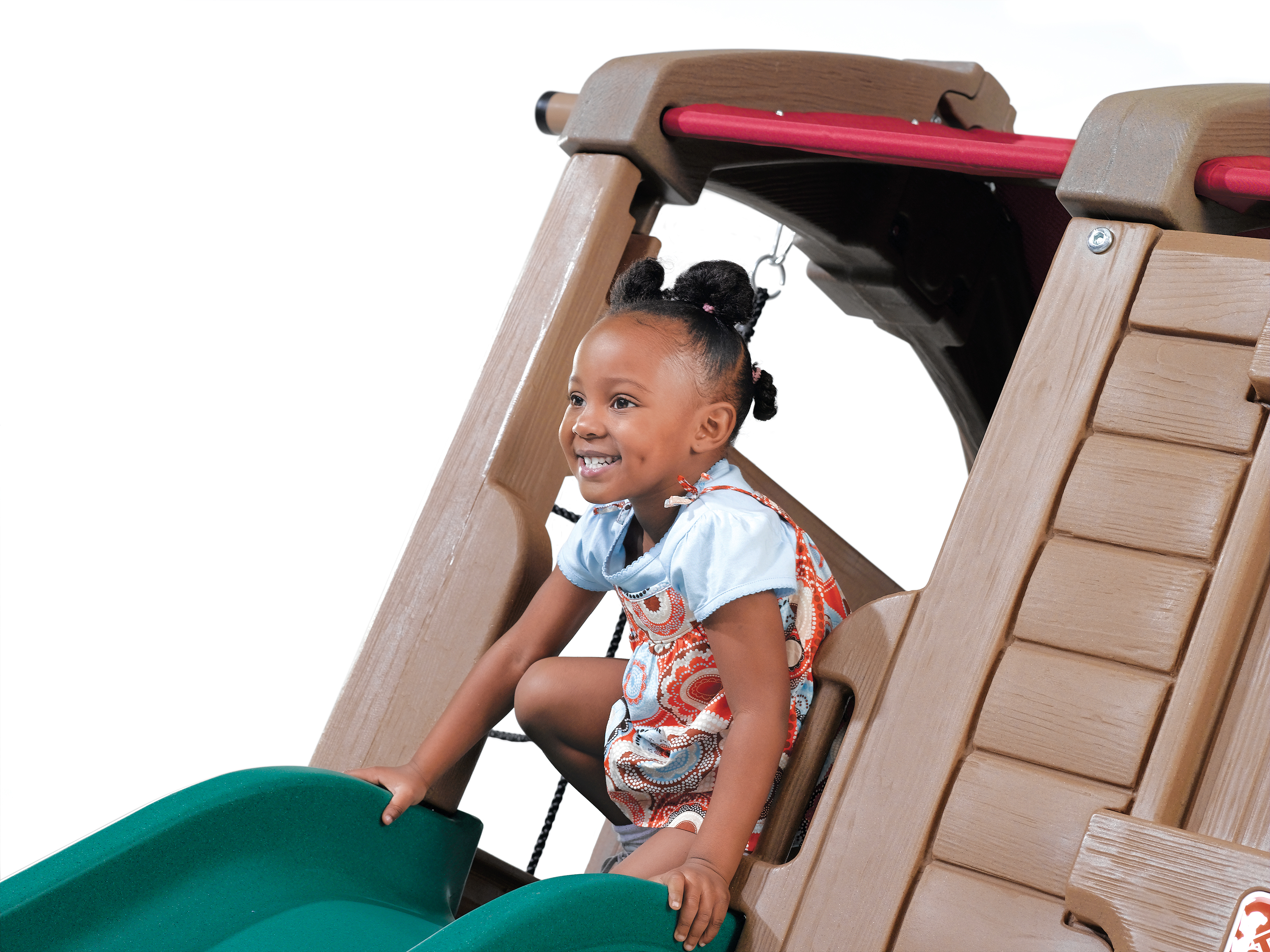 Naturally Playful Adventure Lodge Speelhuis met glijbaan
