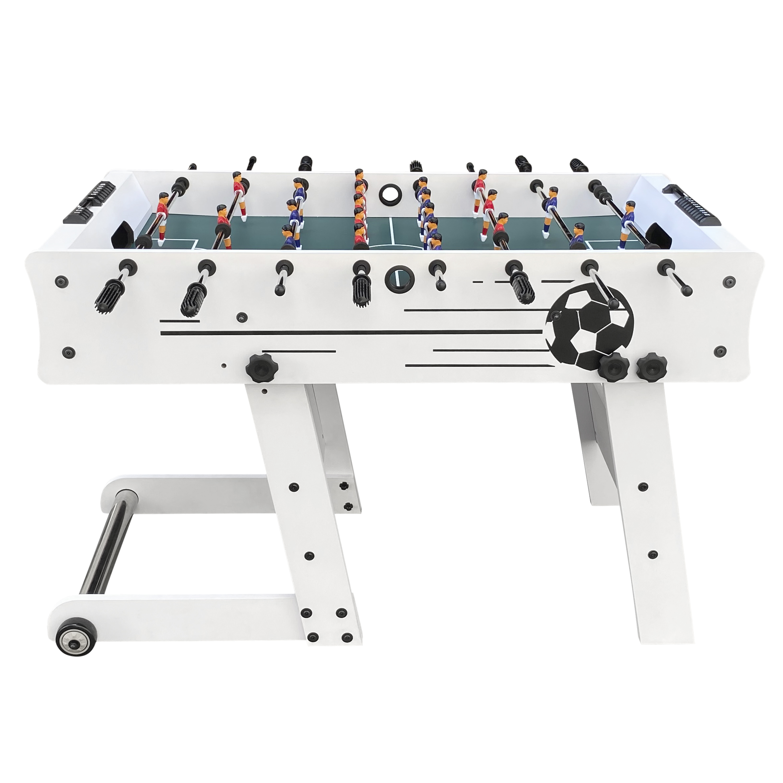 Scorpion Kick opklapbare Voetbaltafel Wit