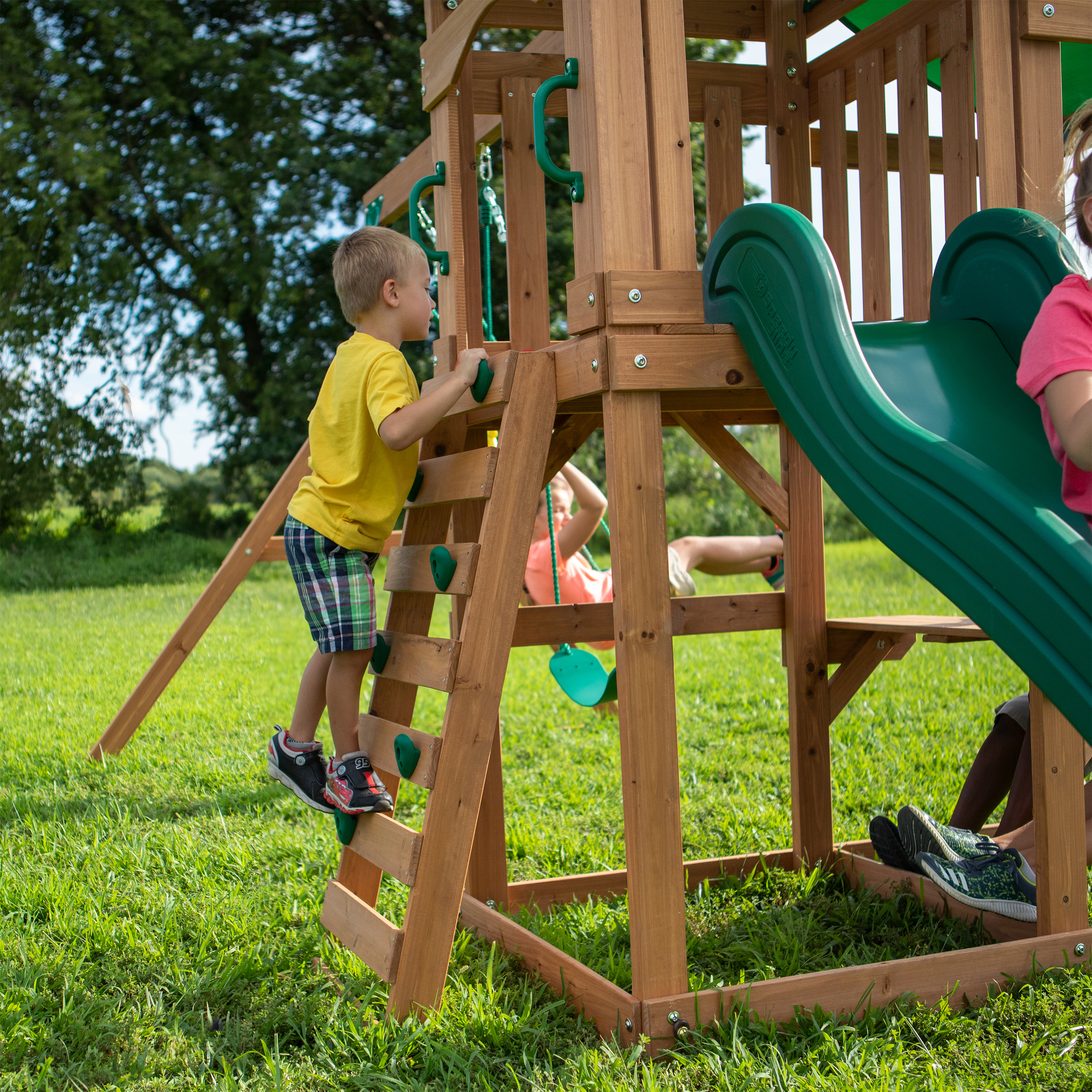 Belmont aire de jeux en bois