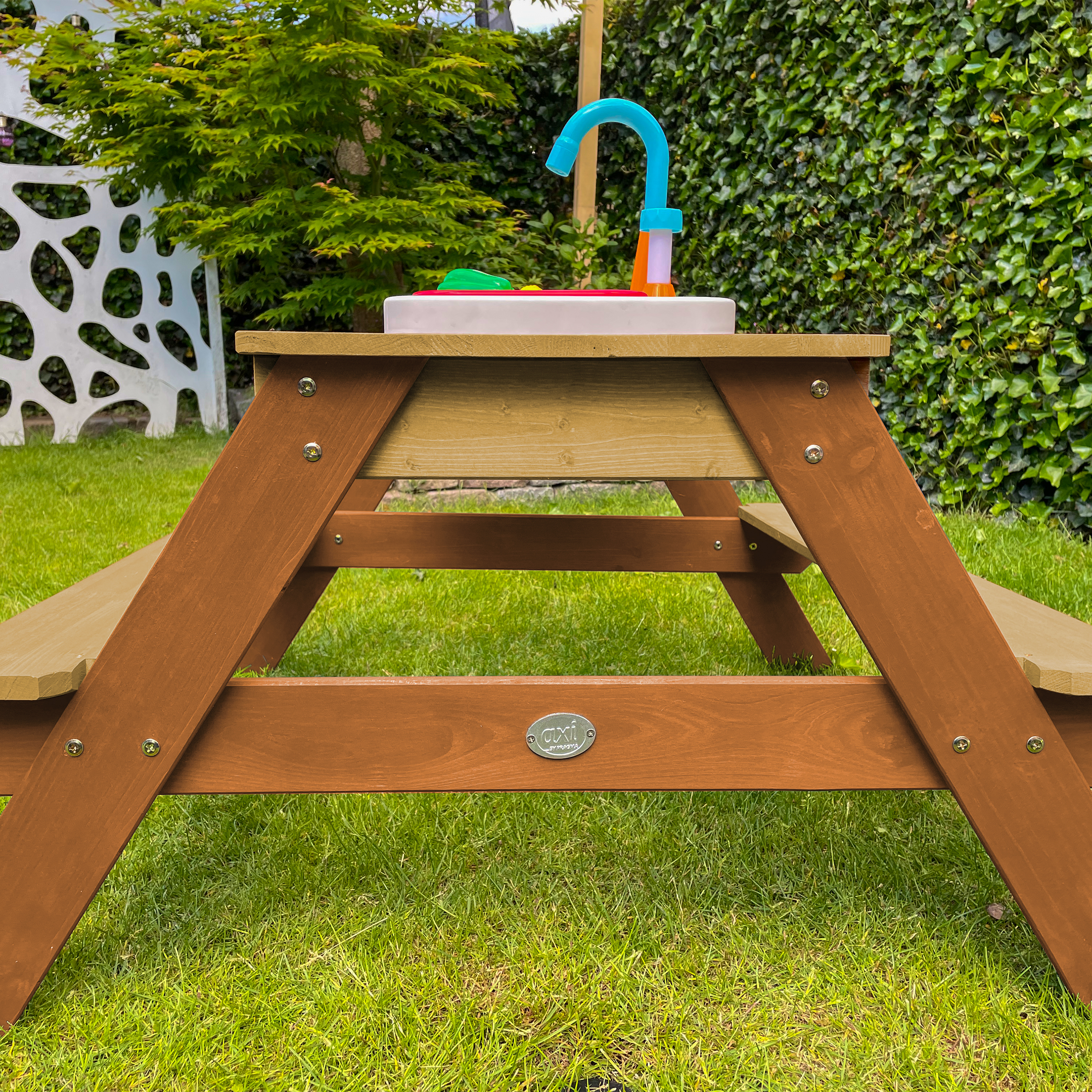 Emily Zand & Water Picknicktafel met Speelkeuken wastafel Br