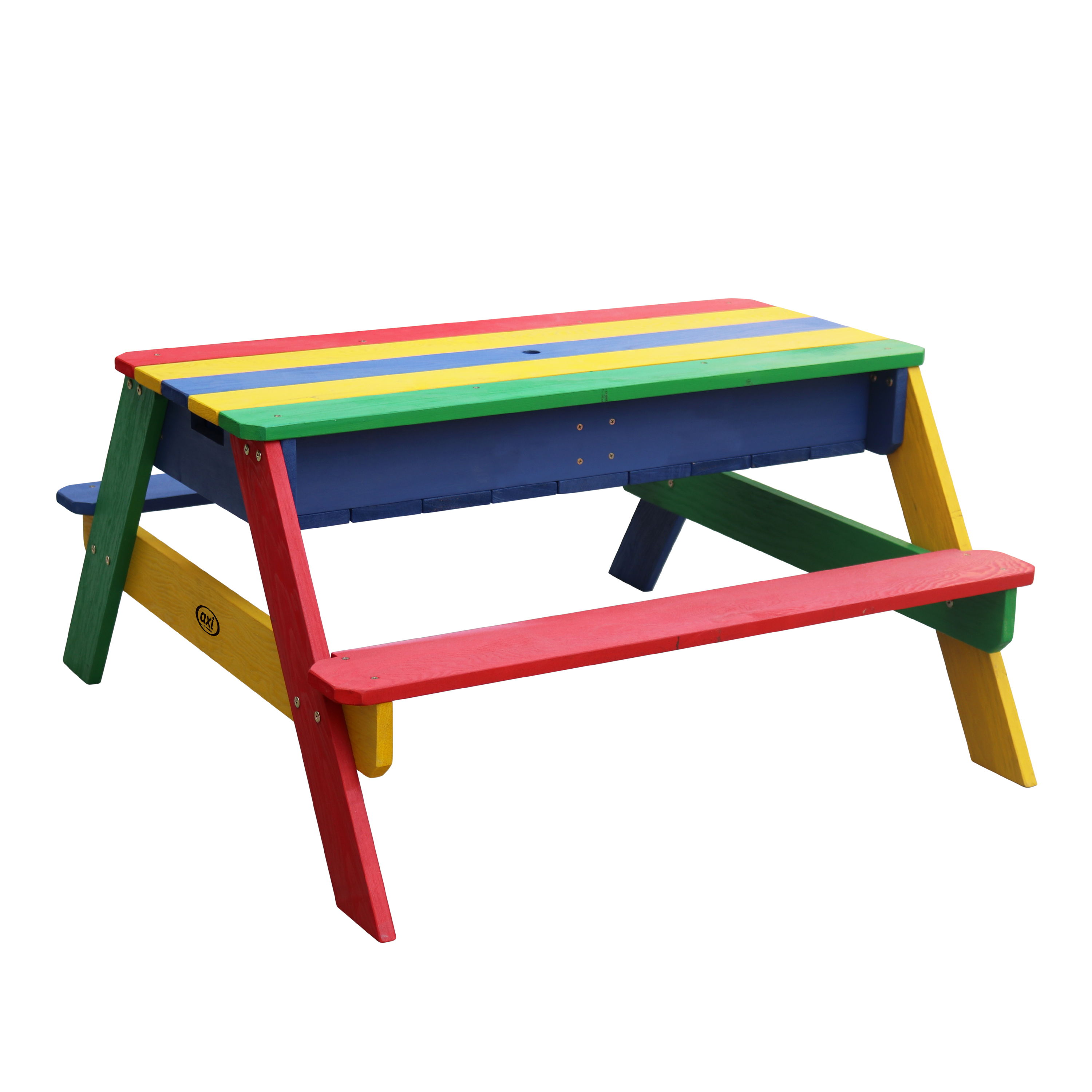 Nick Zand & Water Picknicktafel Regenboog - Parasol Regenboo