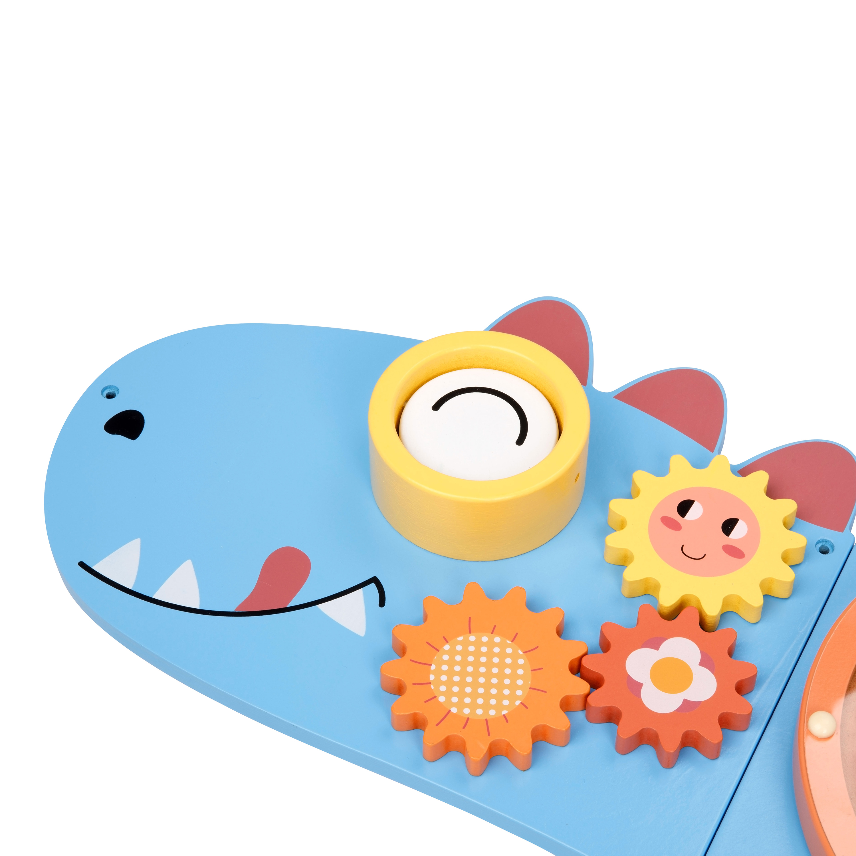 Houten Activiteitenpaneel Dinosaurus