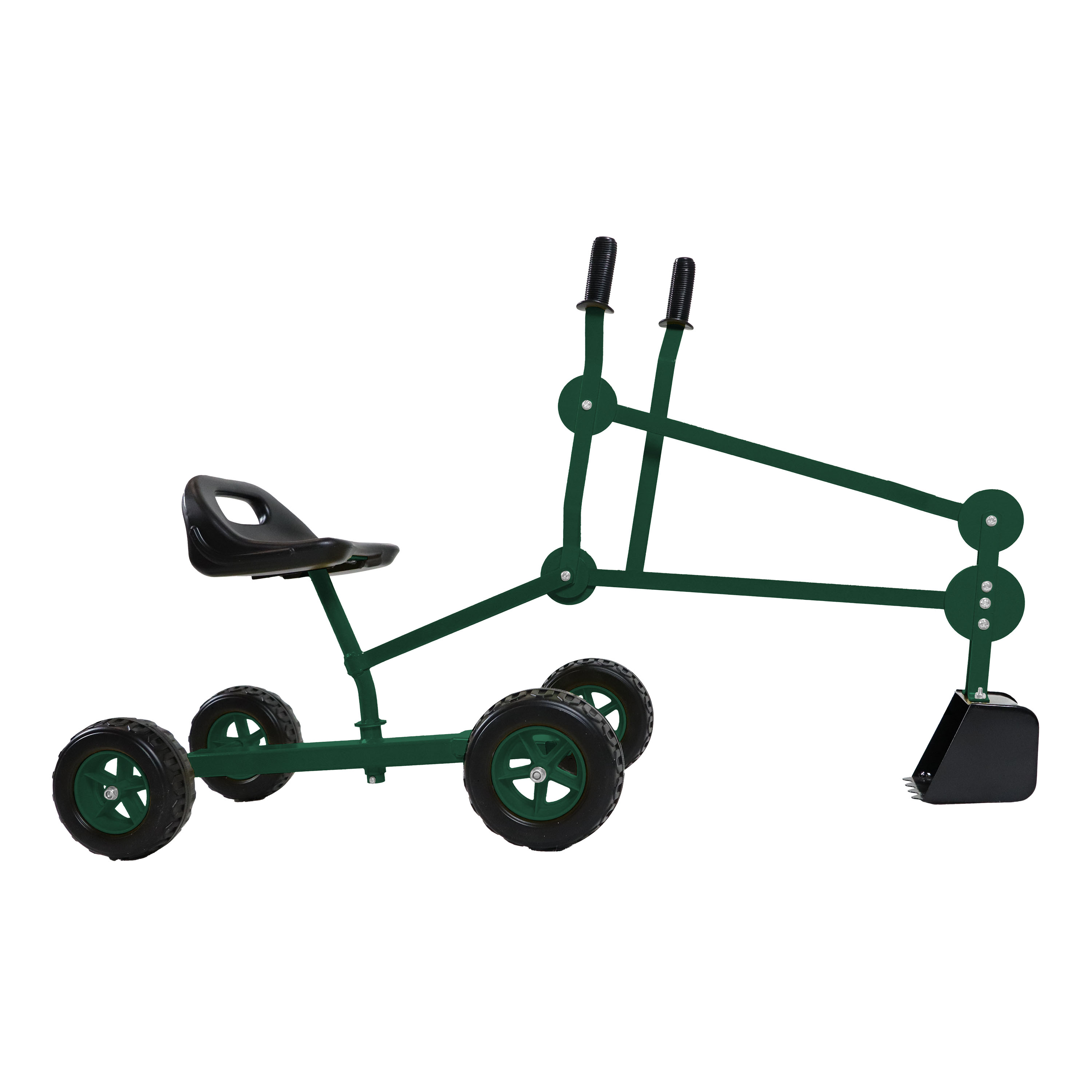 Dean de Graafmachine voor in de zandbak Groen/zwart 4 wielen